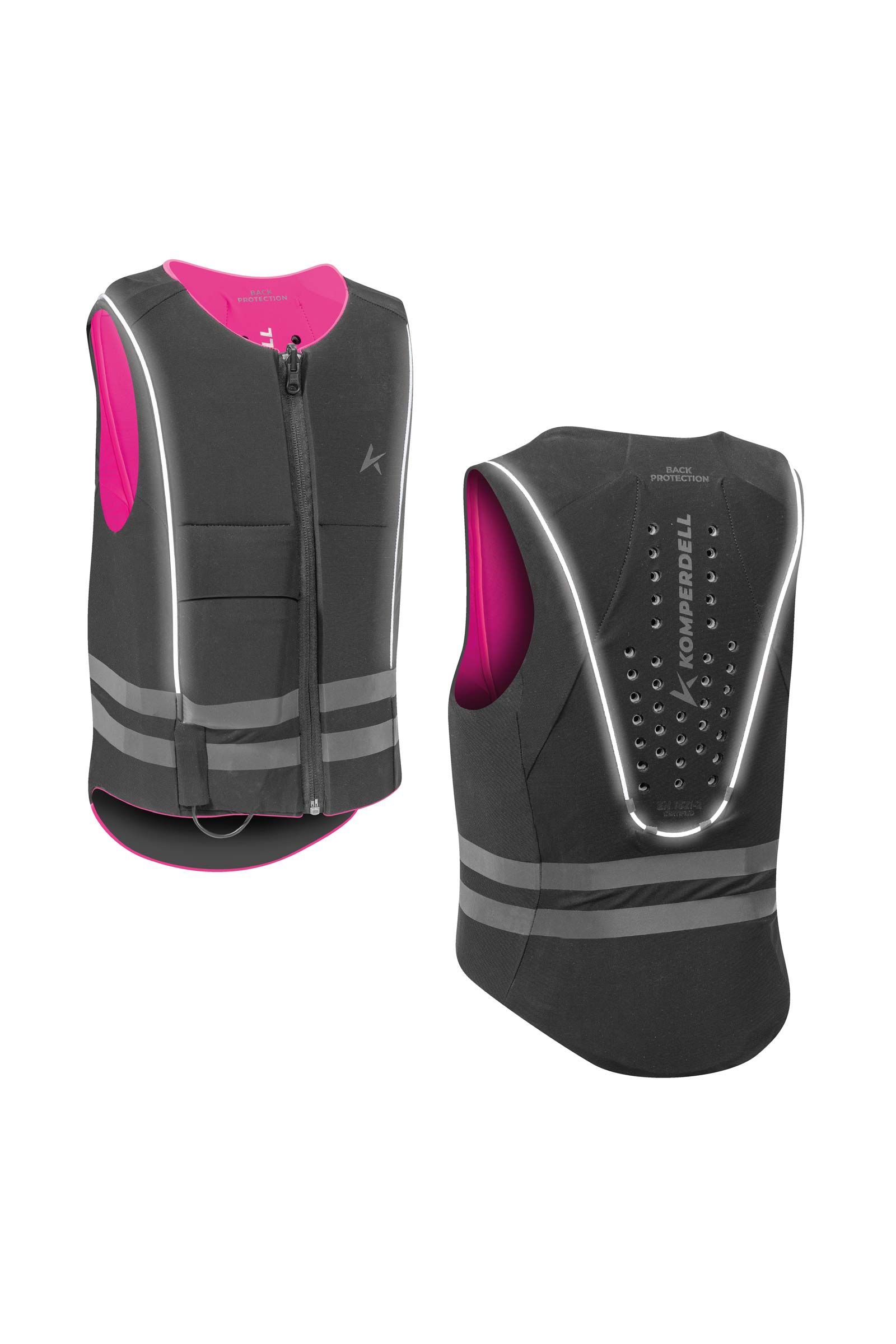 Komperdell Ballistic High Visibility Junior Paraschiena, reversibile