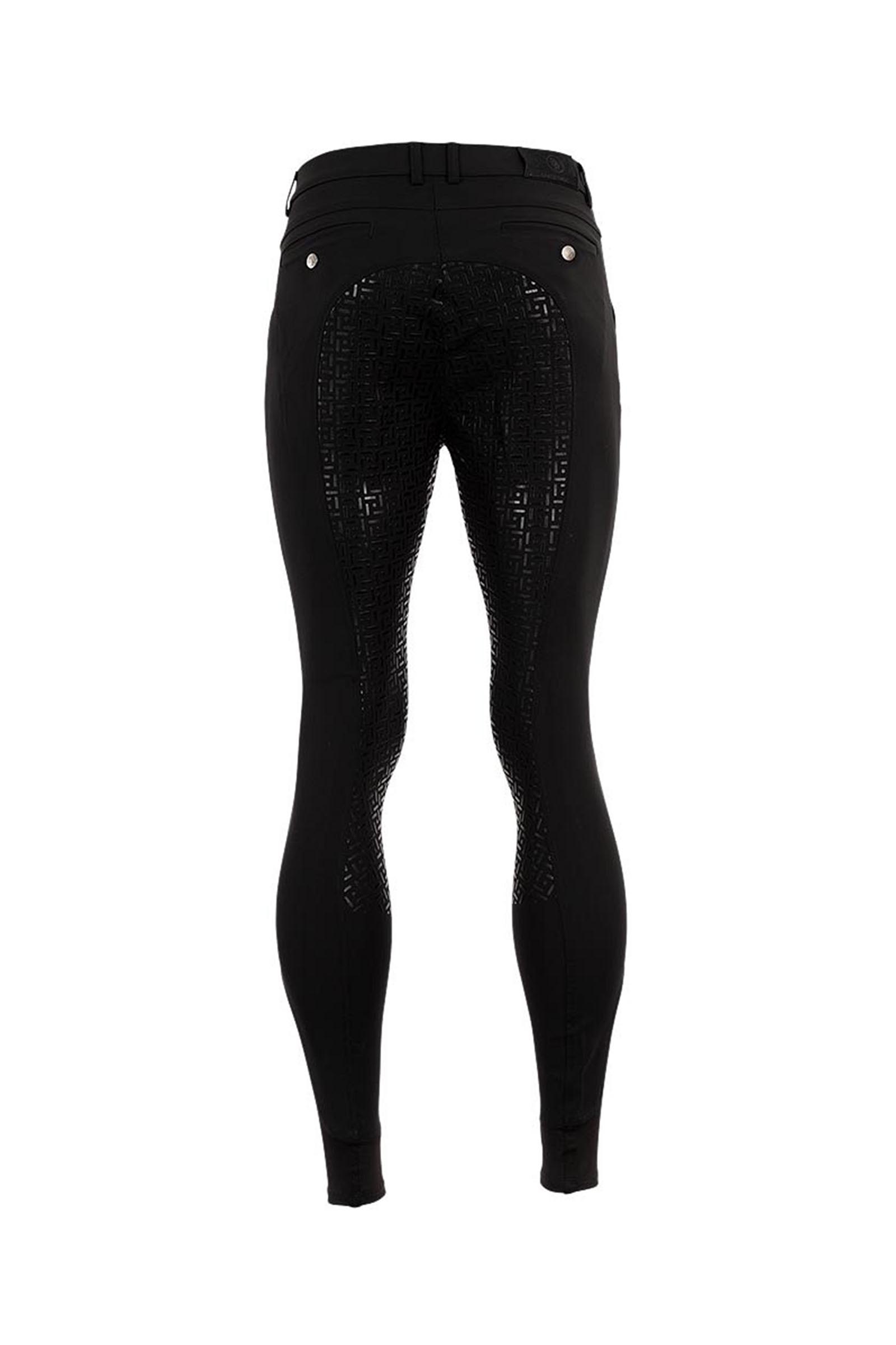 Black BR Maikel pantaloni da equitazione da uomo con full seat in silicone