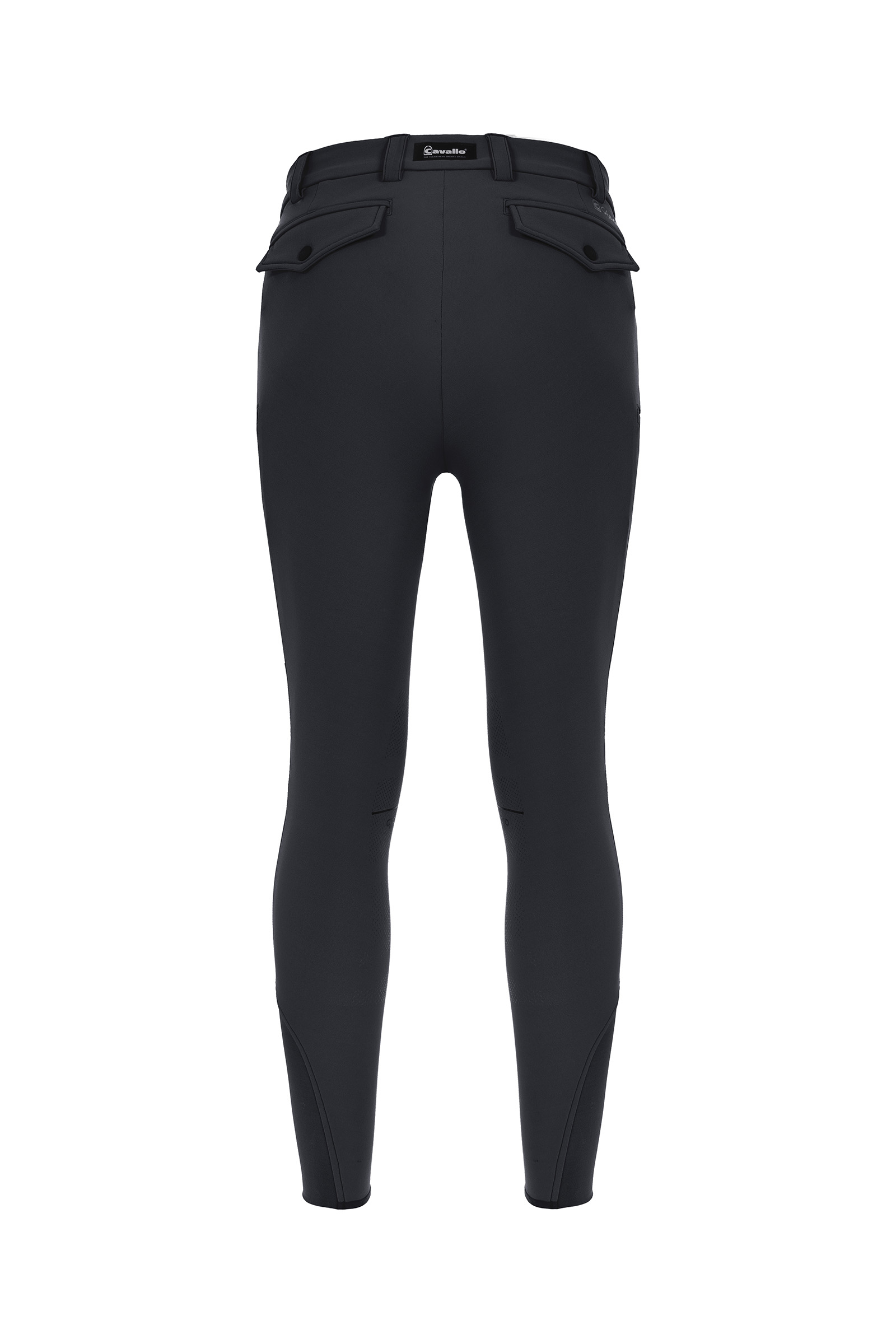 Black Pantaloni Cavallo CavalCrofton Grip Uomo con Grip al Ginocchio