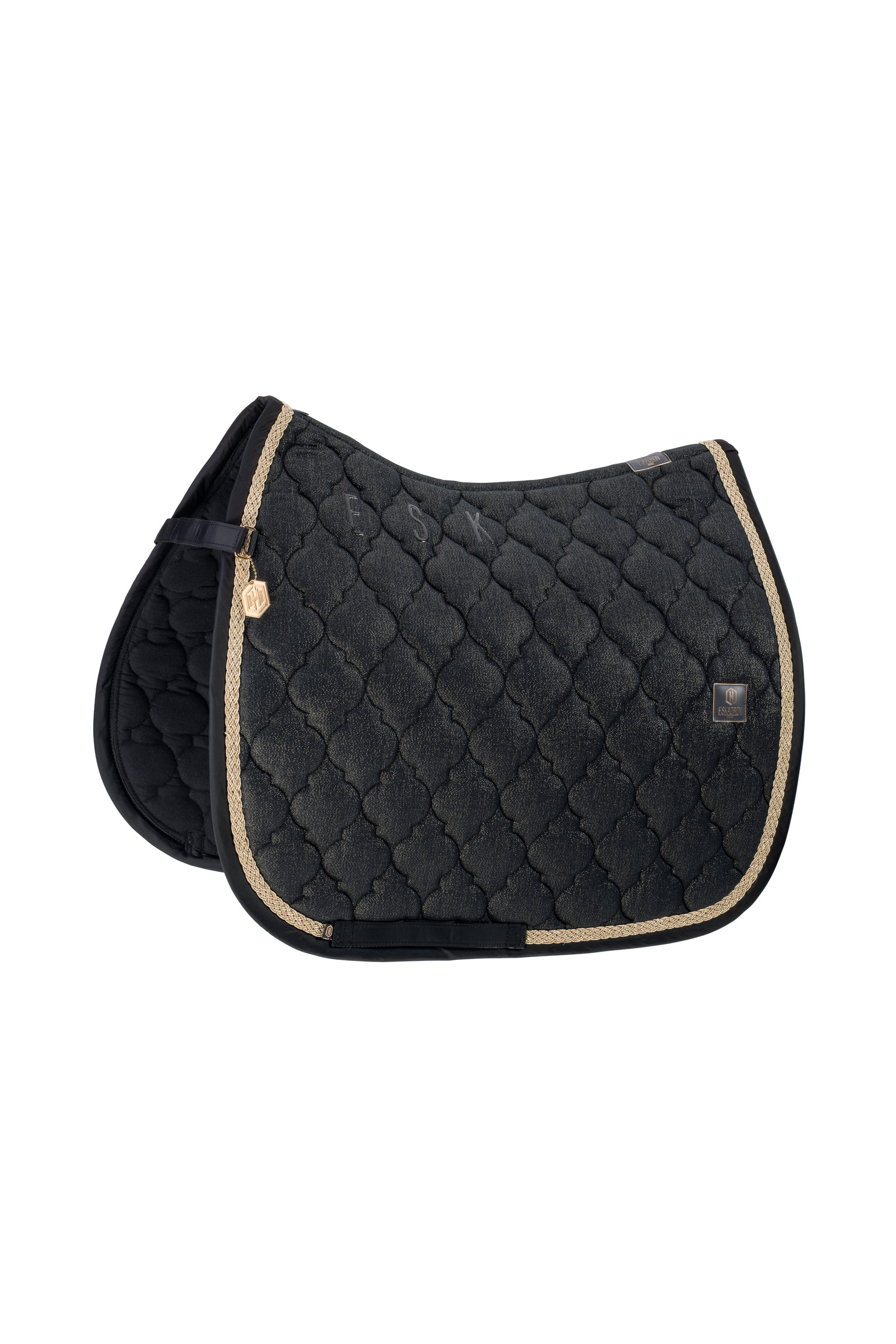 Black Eskadron Heritage AW24 Cotton Glitter Sottosella da dressage