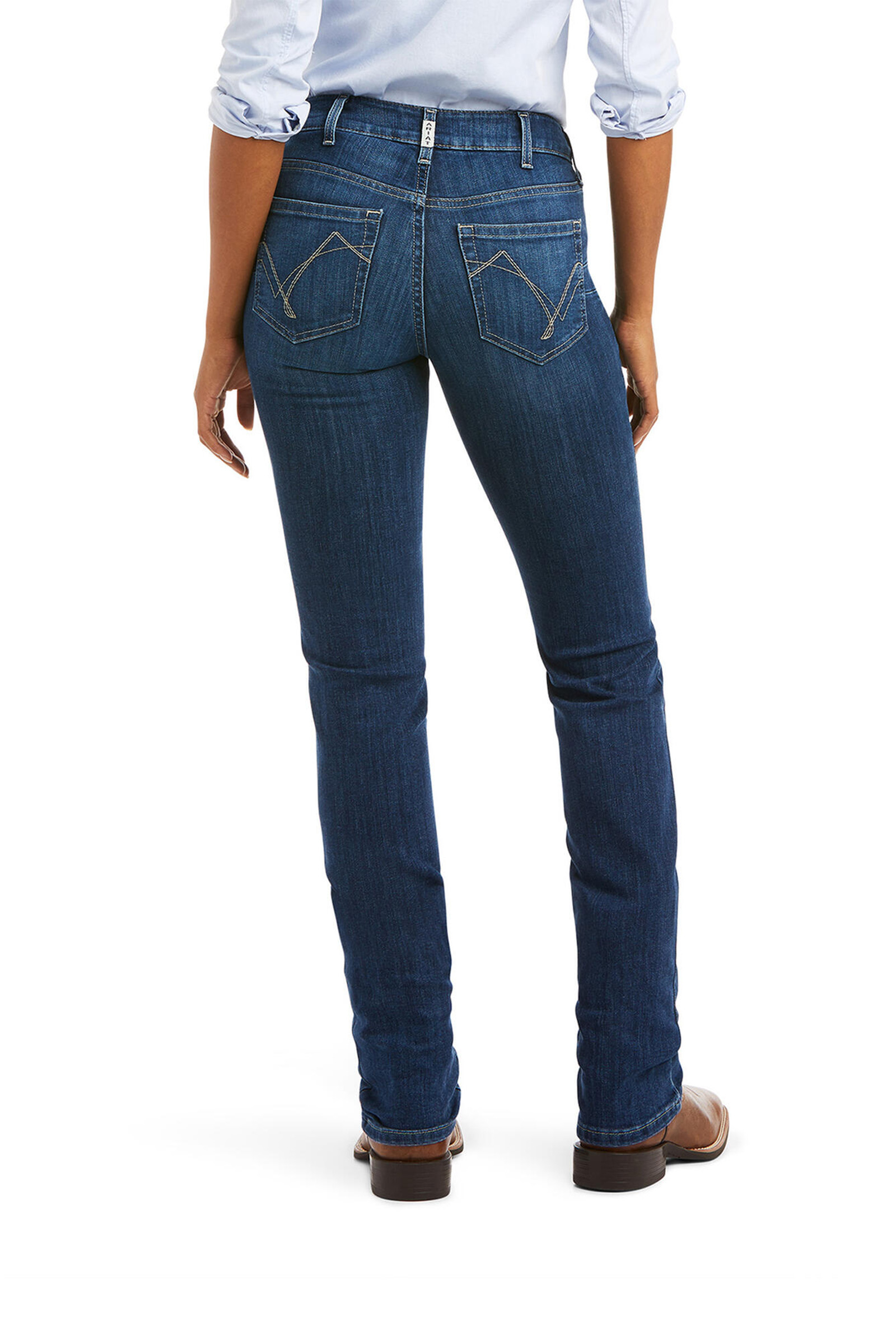 Denim Blue Ariat PR Real Abby Jeans dritti da donna