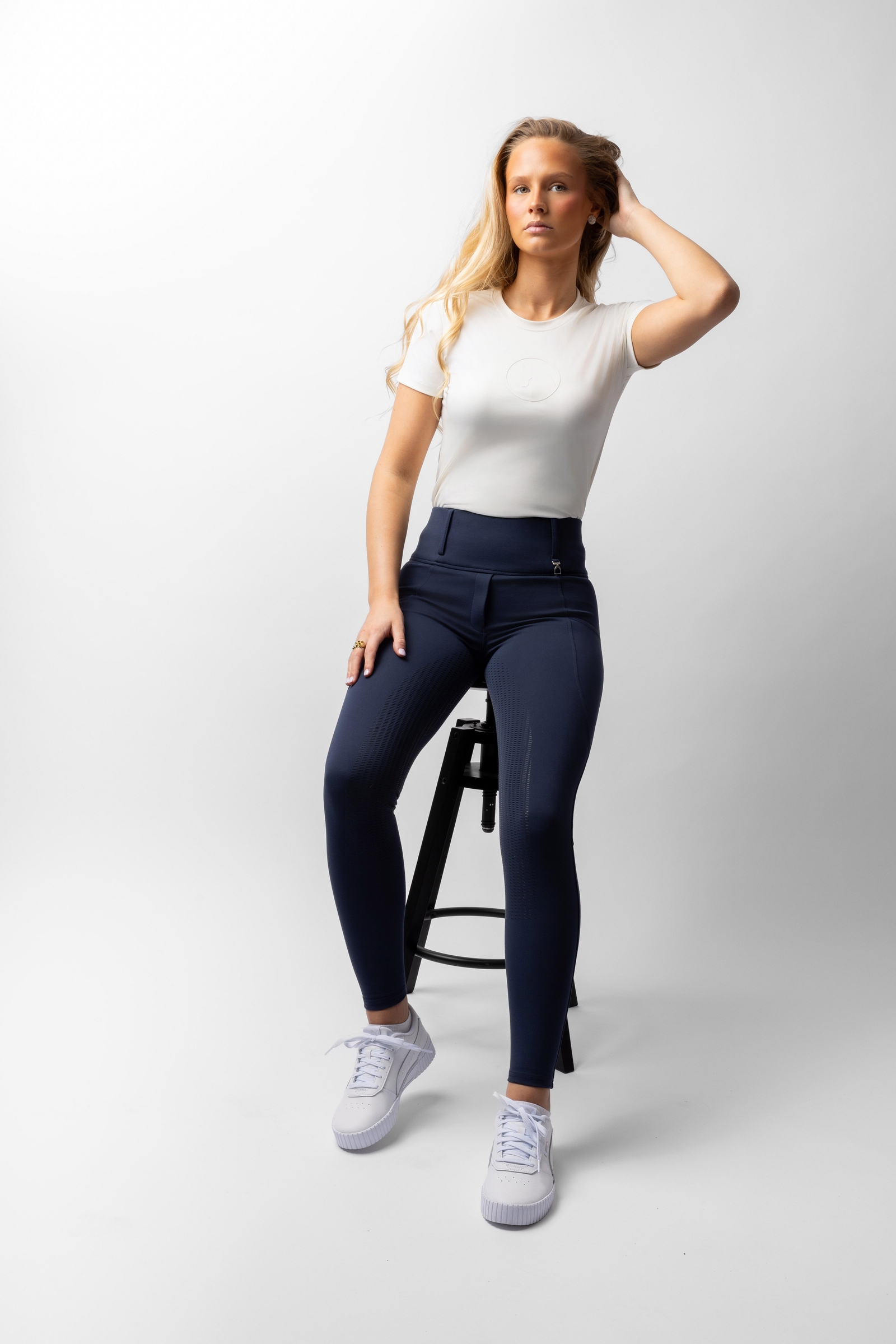 Horze Mira leggins da equitazione con full seat da donna  