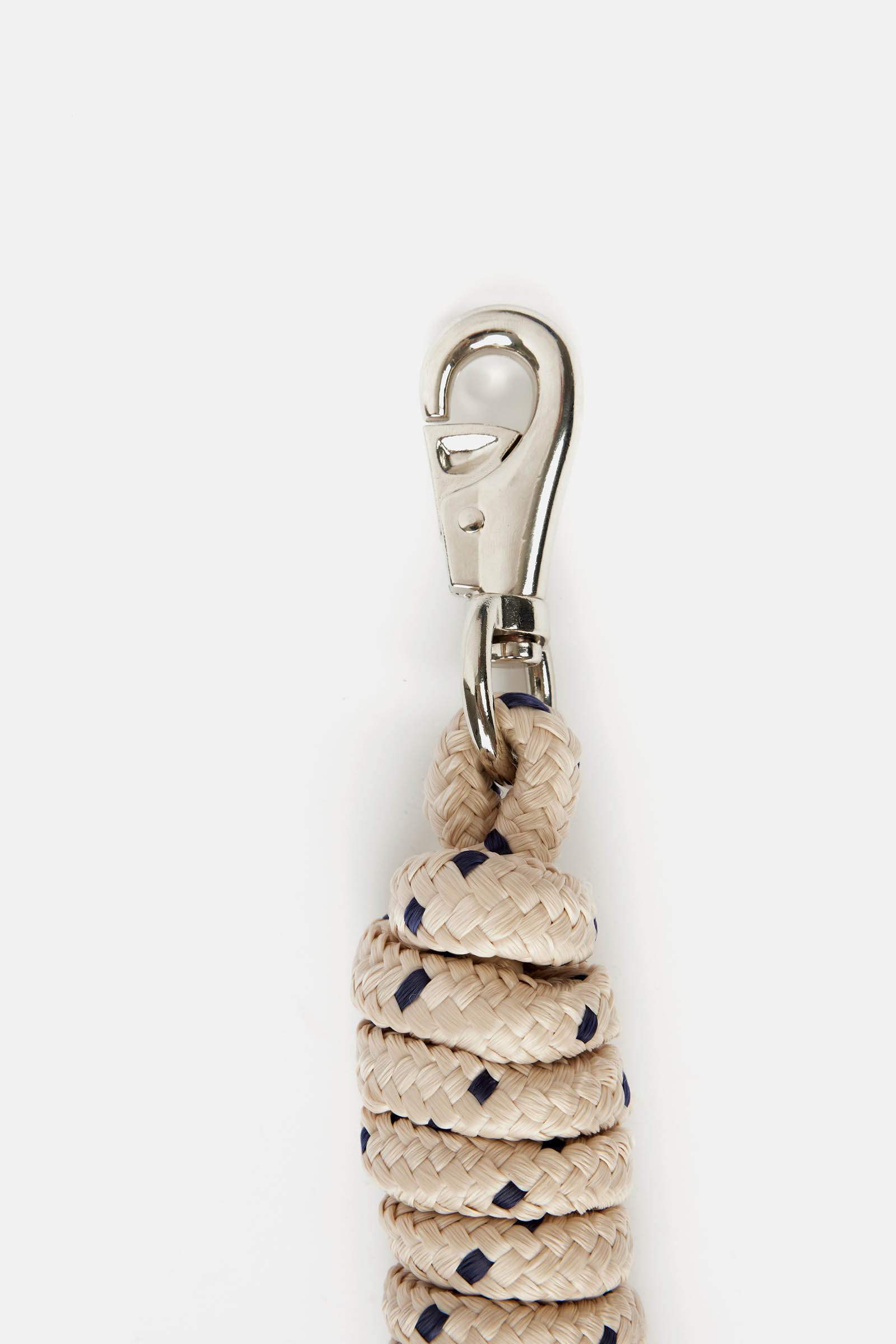 Horze longhina in corda con moschettone Bull Snap, 4 m