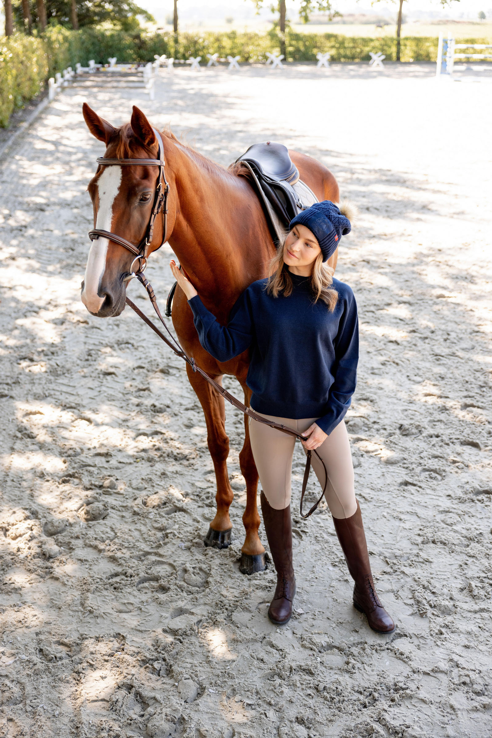 B Vertigo Faye Maglione in misto lana