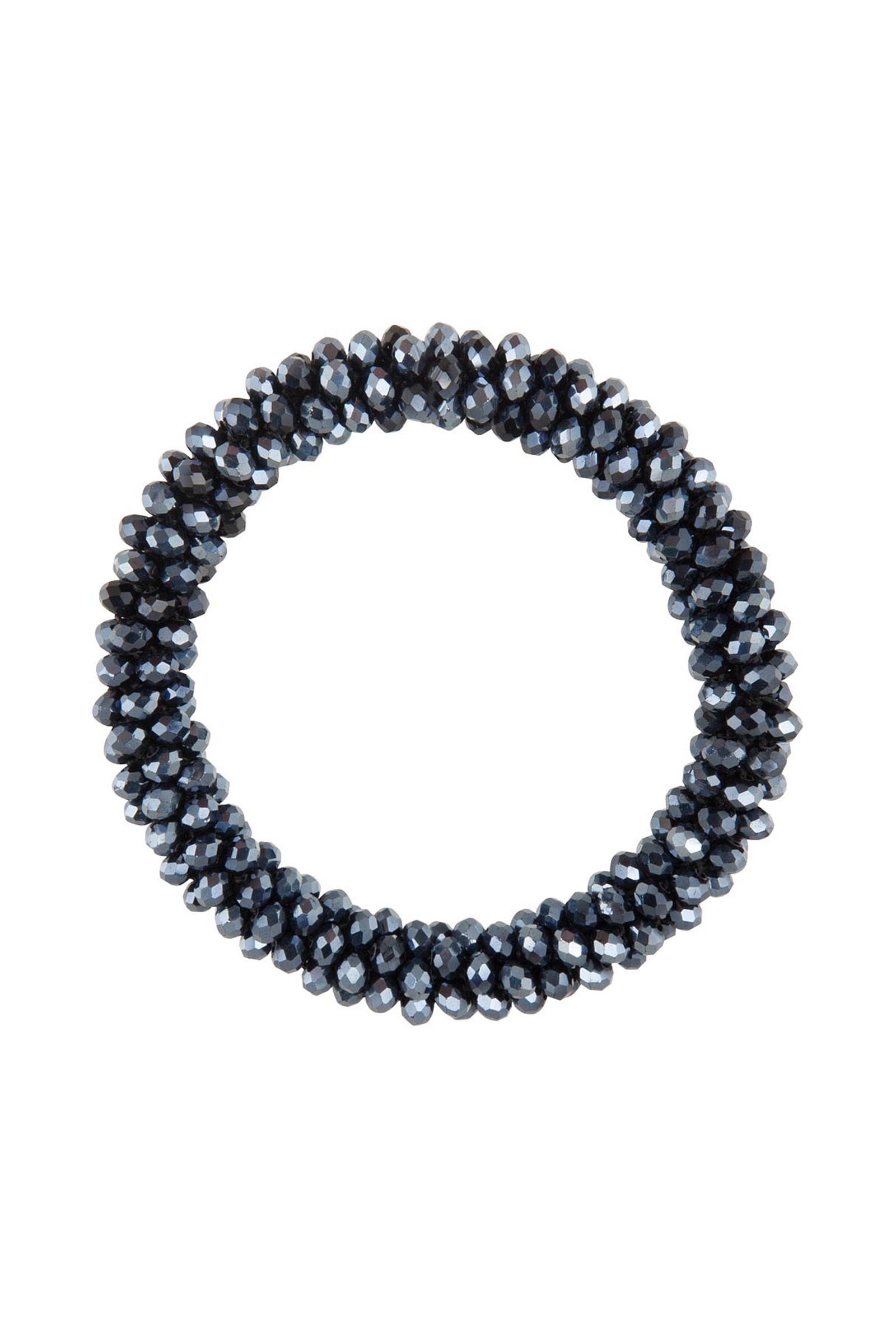 Navy BR Kiki scrunchie con decorazione di cristalli