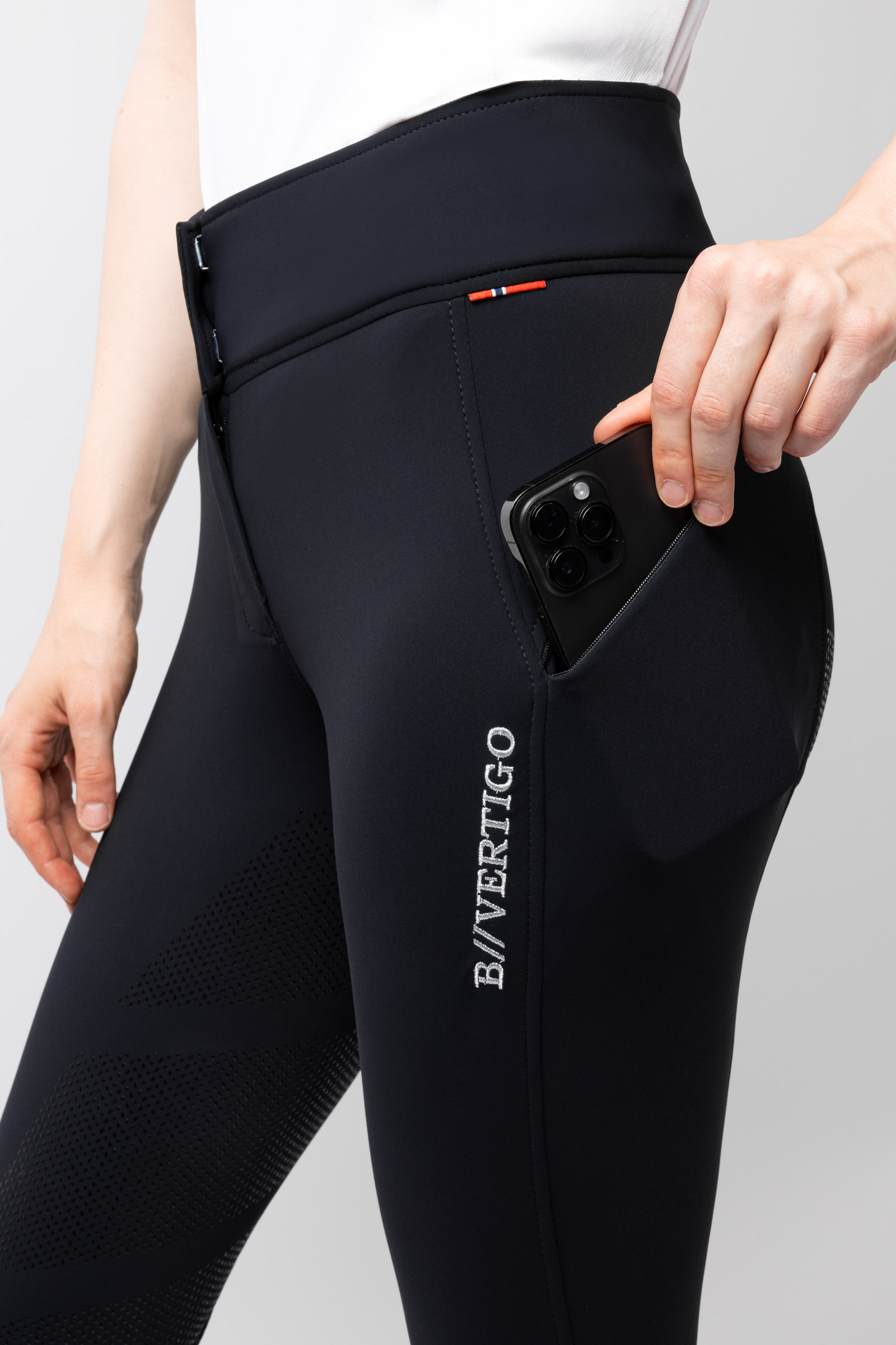 B Vertigo Justine Thermo pantaloni da equitazione donna con full seat in silicone