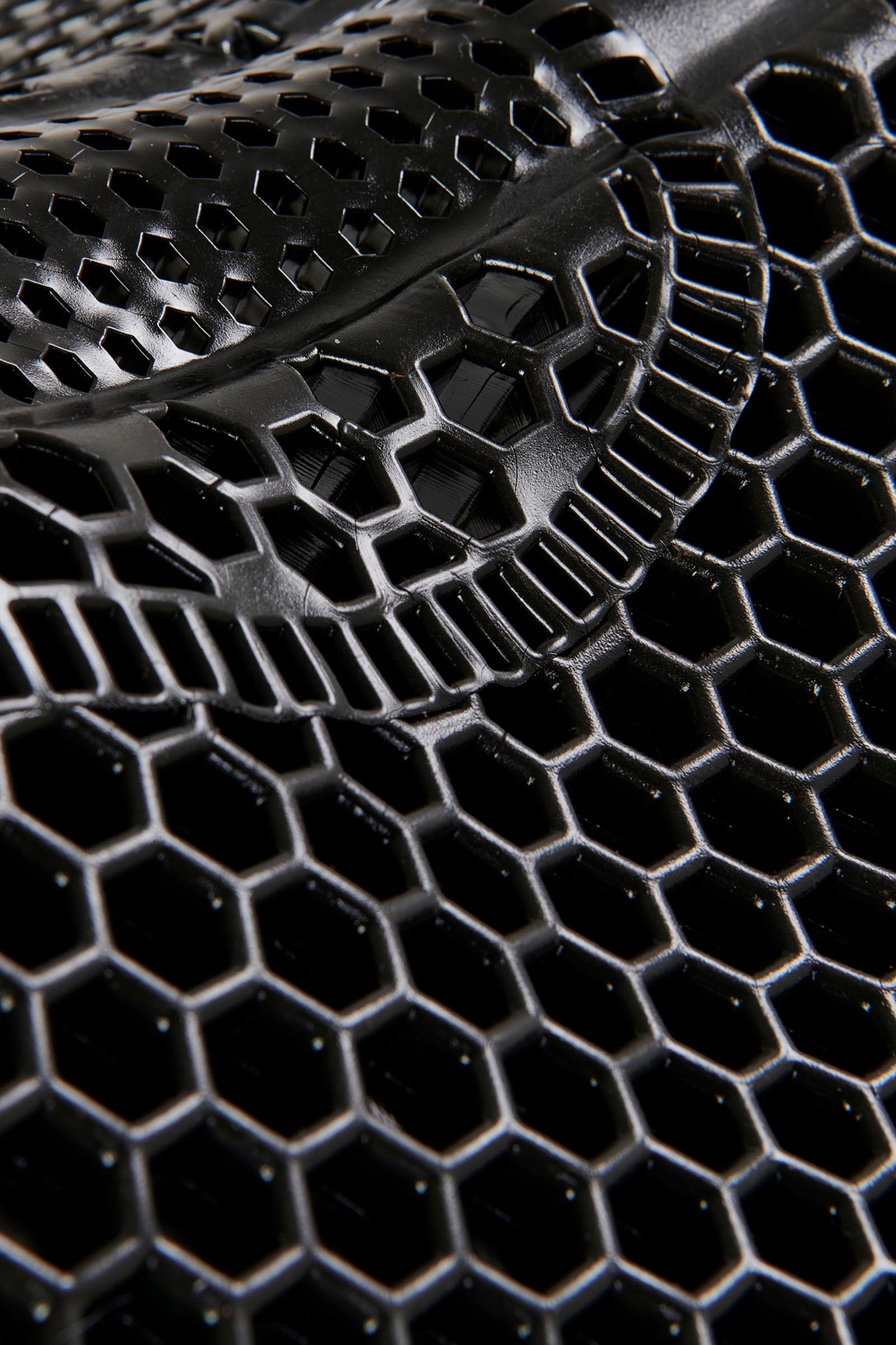 Acavallo Tappetino in gel antiscivolo esagonale con microfleece