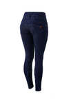 Horze Kacy Pantaloni da equitazione in thermo denim con full seat da donna