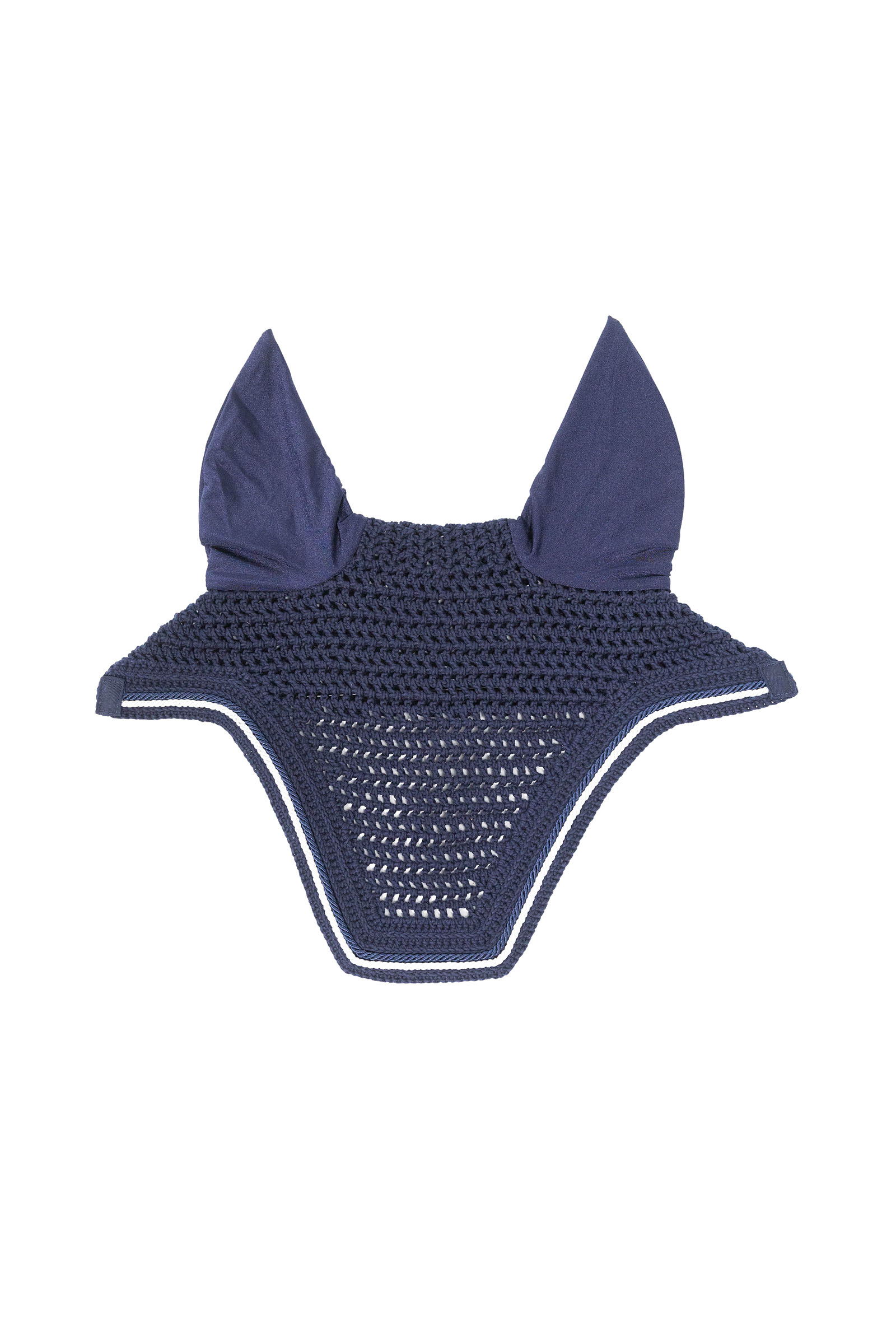 navy Kentucky Horsewear maschera anti-insetti Wellington Diamond Rope