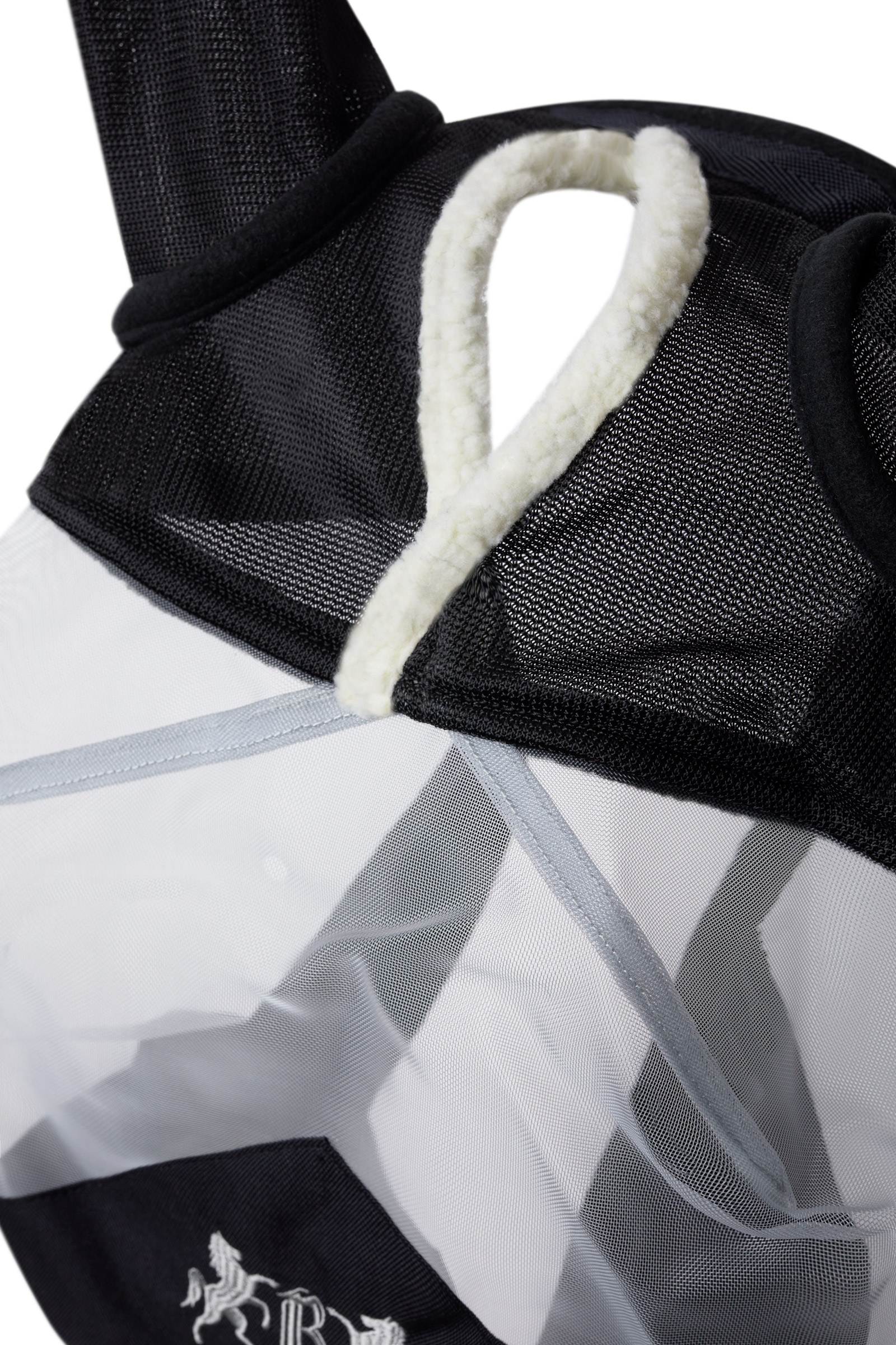 B Vertigo Delux Maschera antimosche con pelliccia ecologica