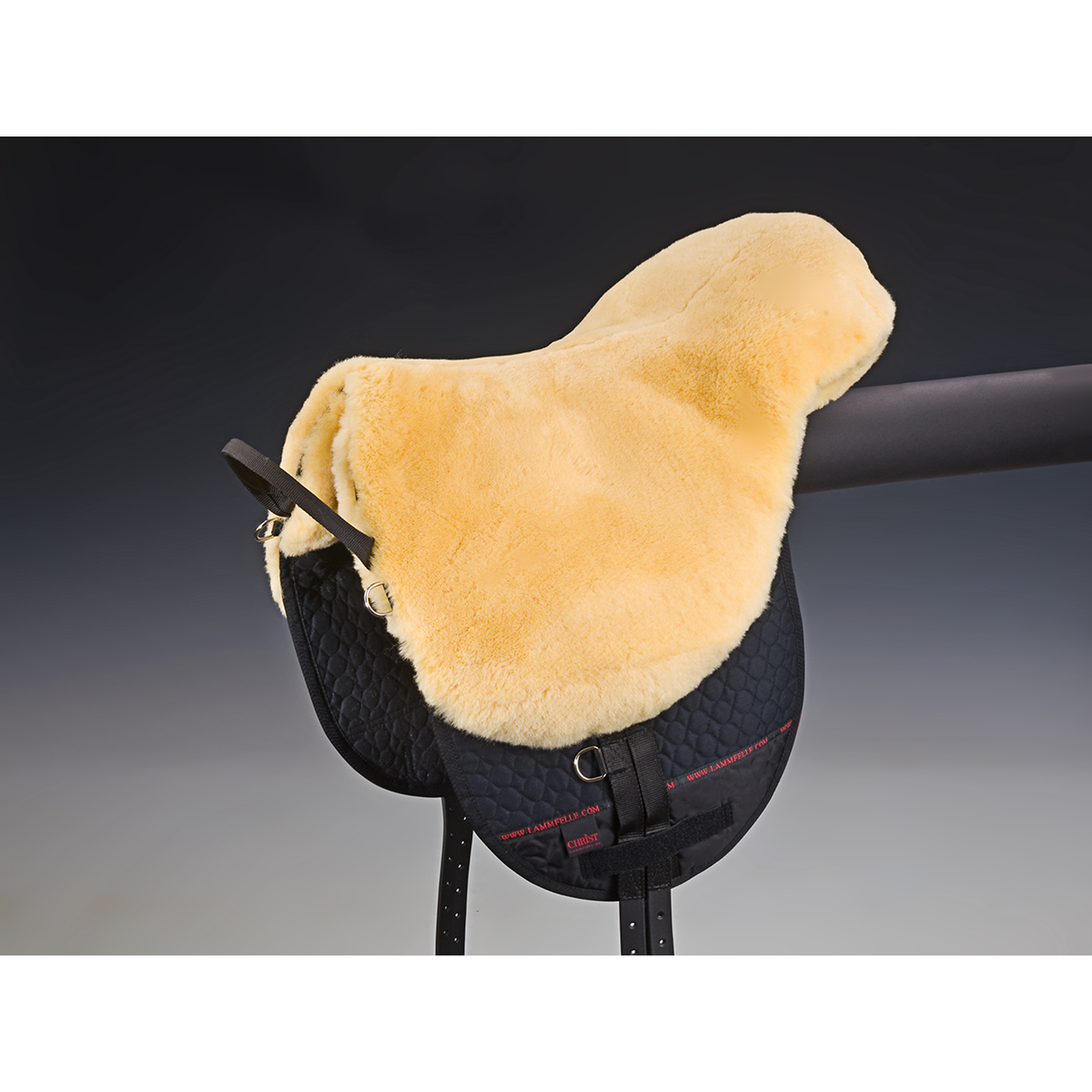 Natural/Black/Natural Cristo Bareback in sella a Basic Plus, SH