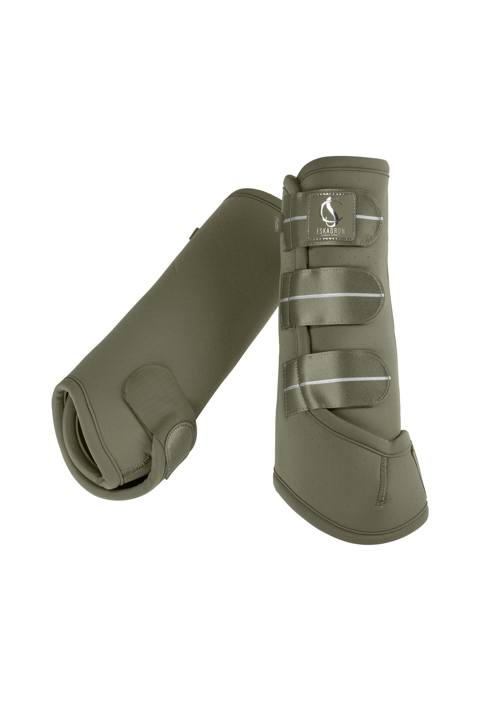 dusty olive Eskadron Classic Sports SS25 Pro Dressage paratendini, posteriori