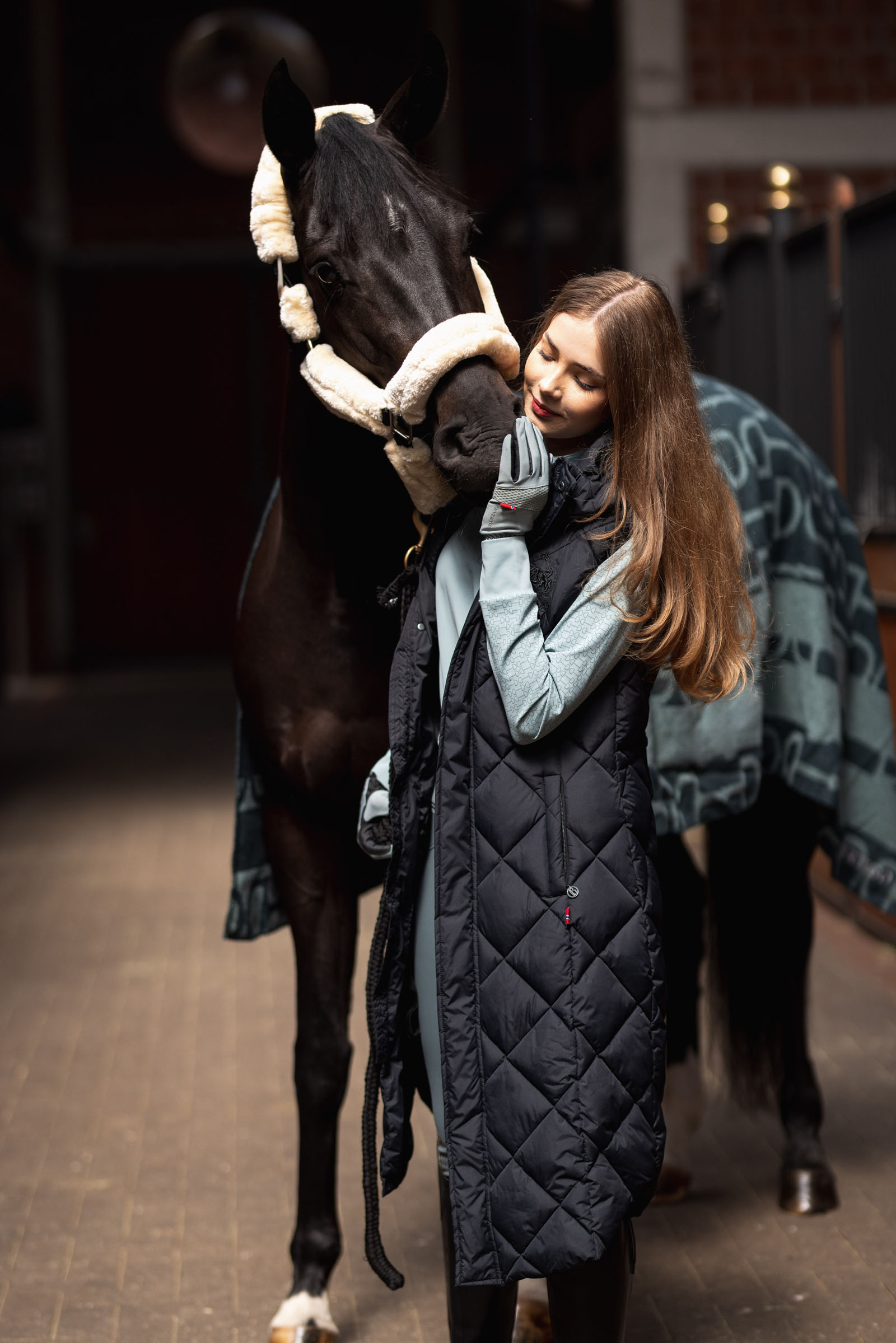 B Vertigo Gem Gilet da equitazione lungo imbottito