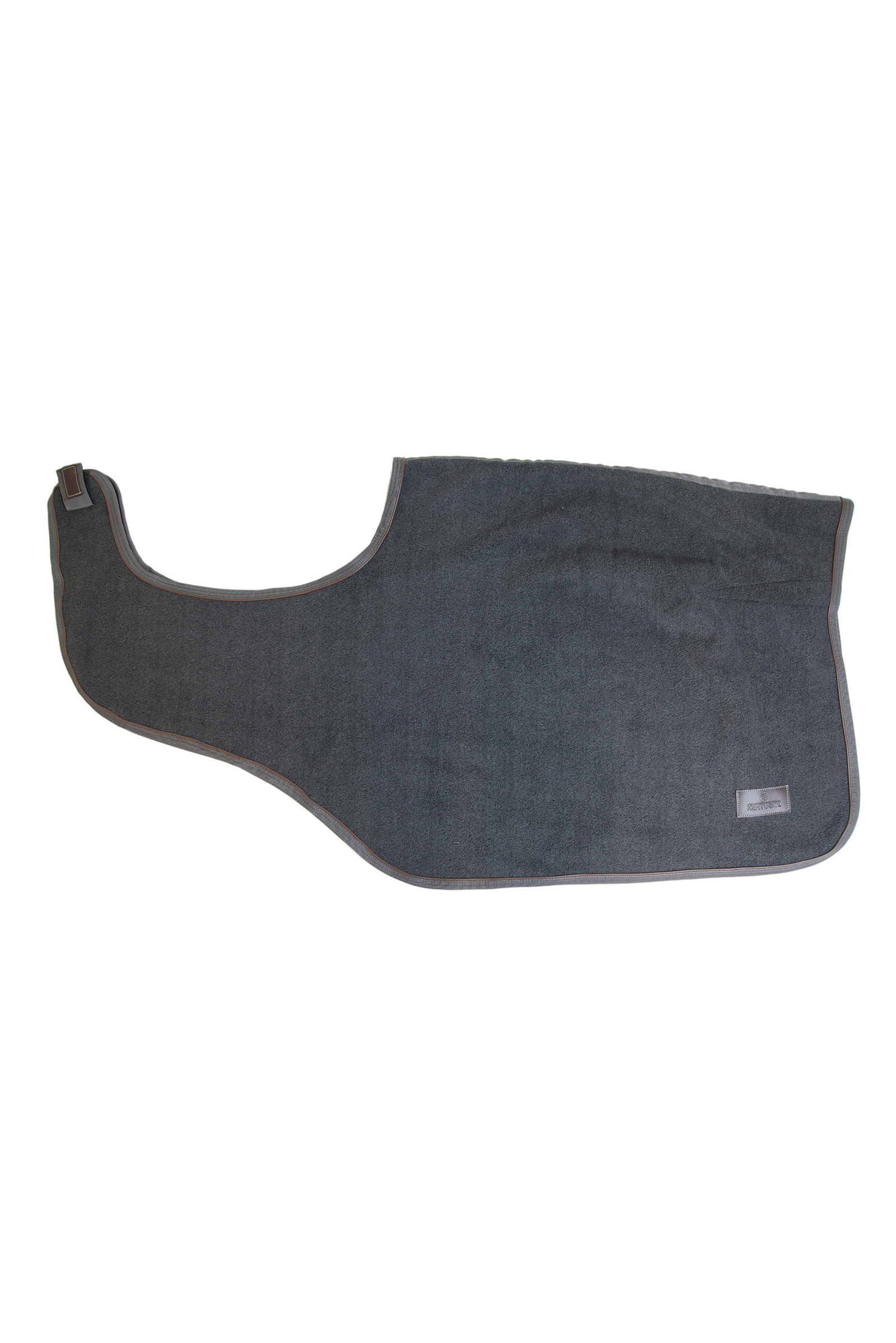 Dark Grey Coperta da equitazione in pile pesante Kentucky Horsewear