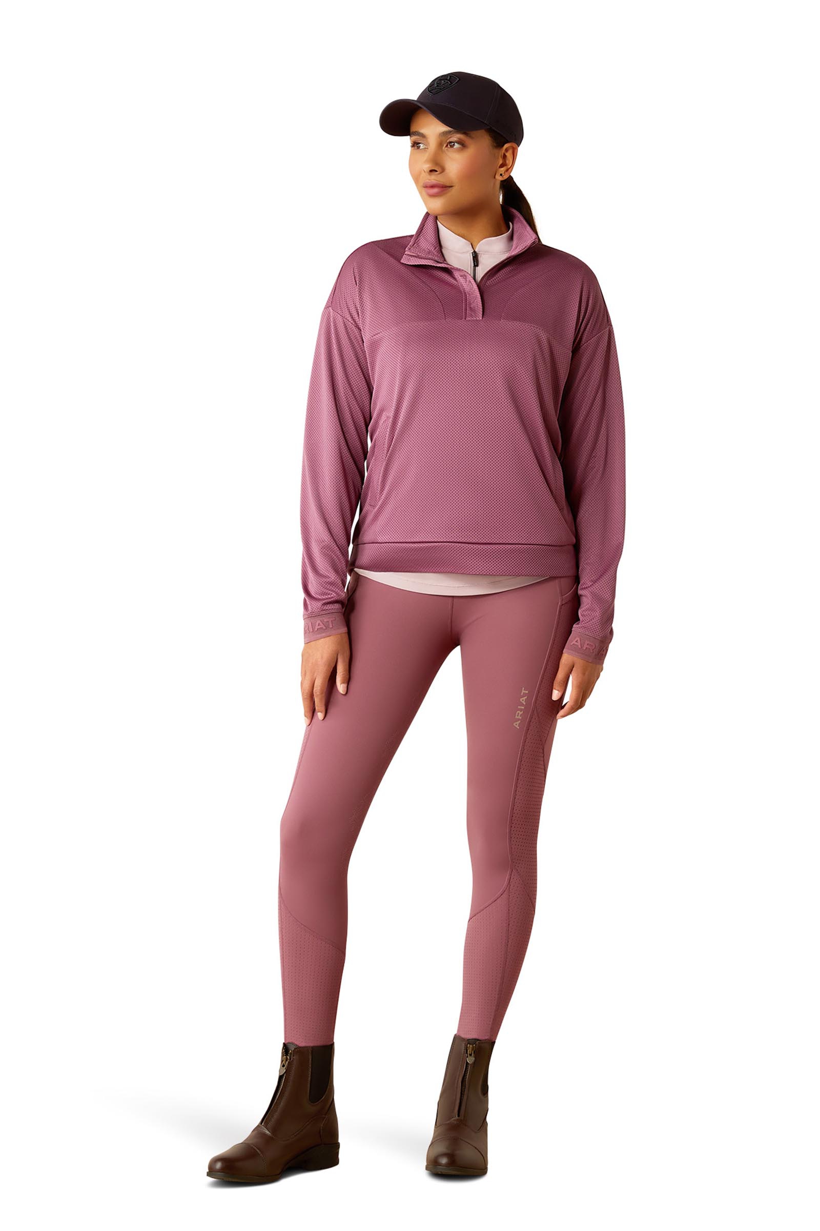 Ariat Breathe felpa da donna con 1/2 zip