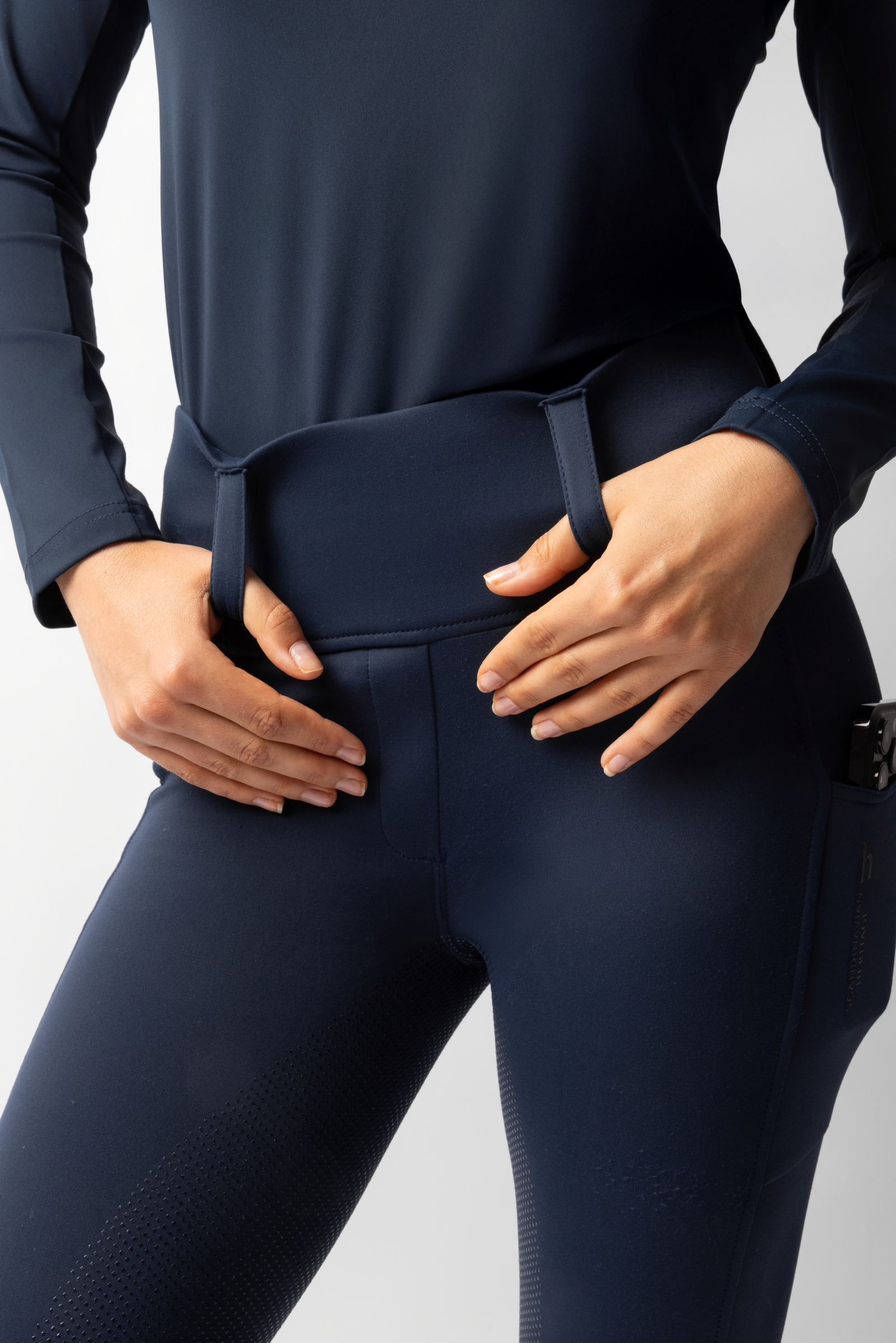 Horze Anya Thermotights Ibridi con Fullgrip