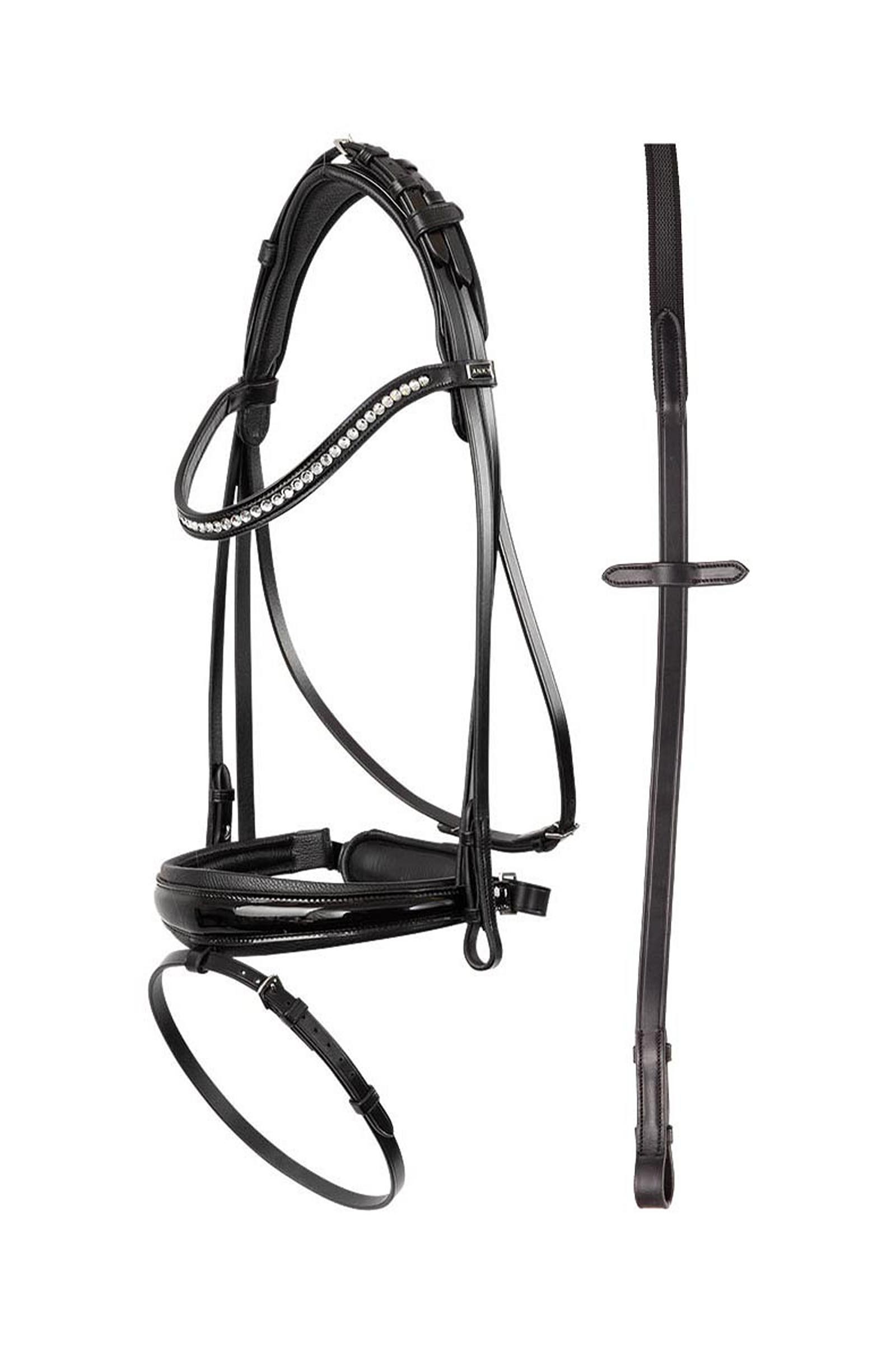 ANKY Anatomic Briglia con fibbia sulla testiera e redini