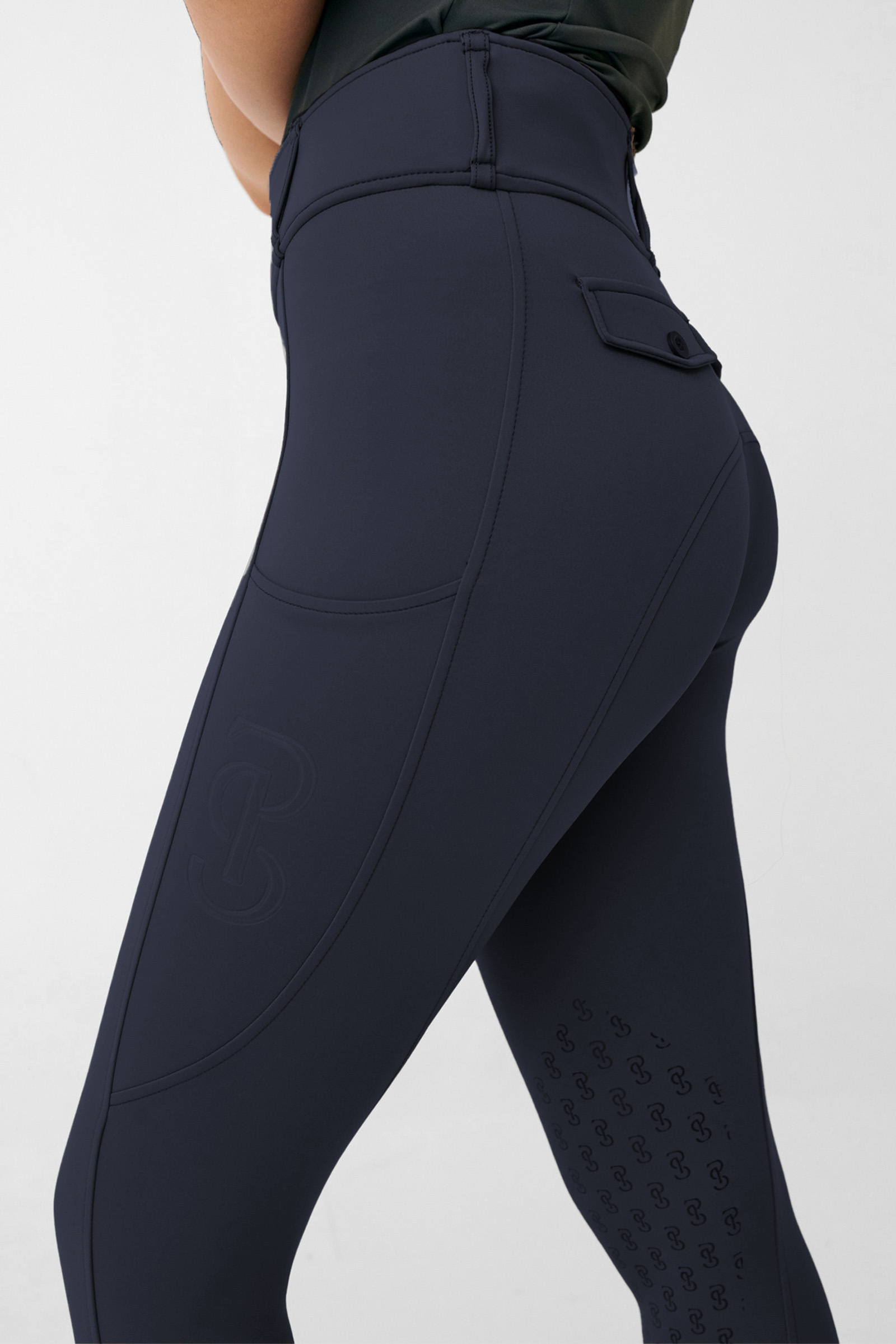 Navy PS of Sweden Katja Women´s Knee Grip Riding Tights