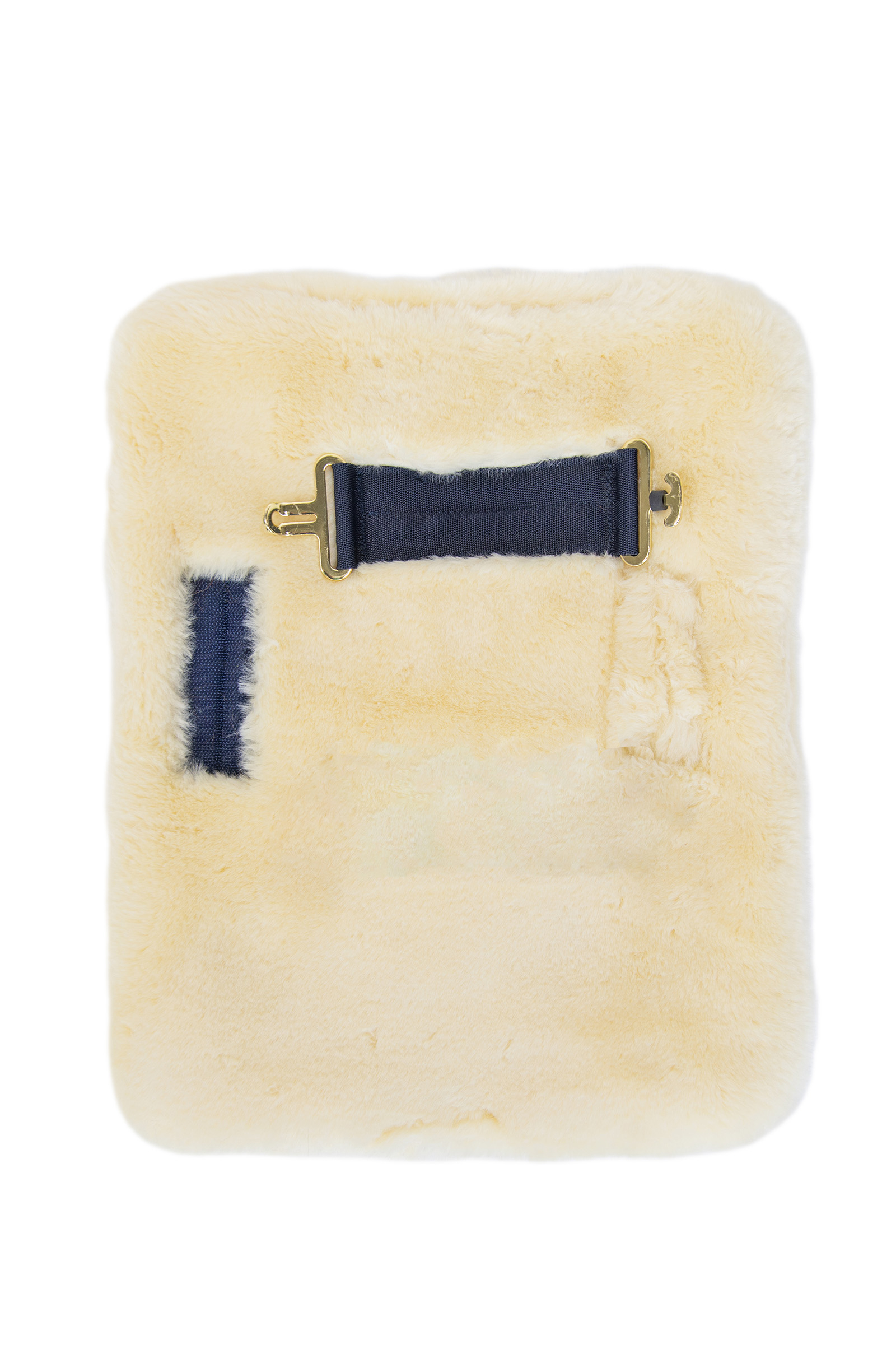 natural Espansore toracico in pelle di pecora vegana Kentucky Horsewear 1 fibbia