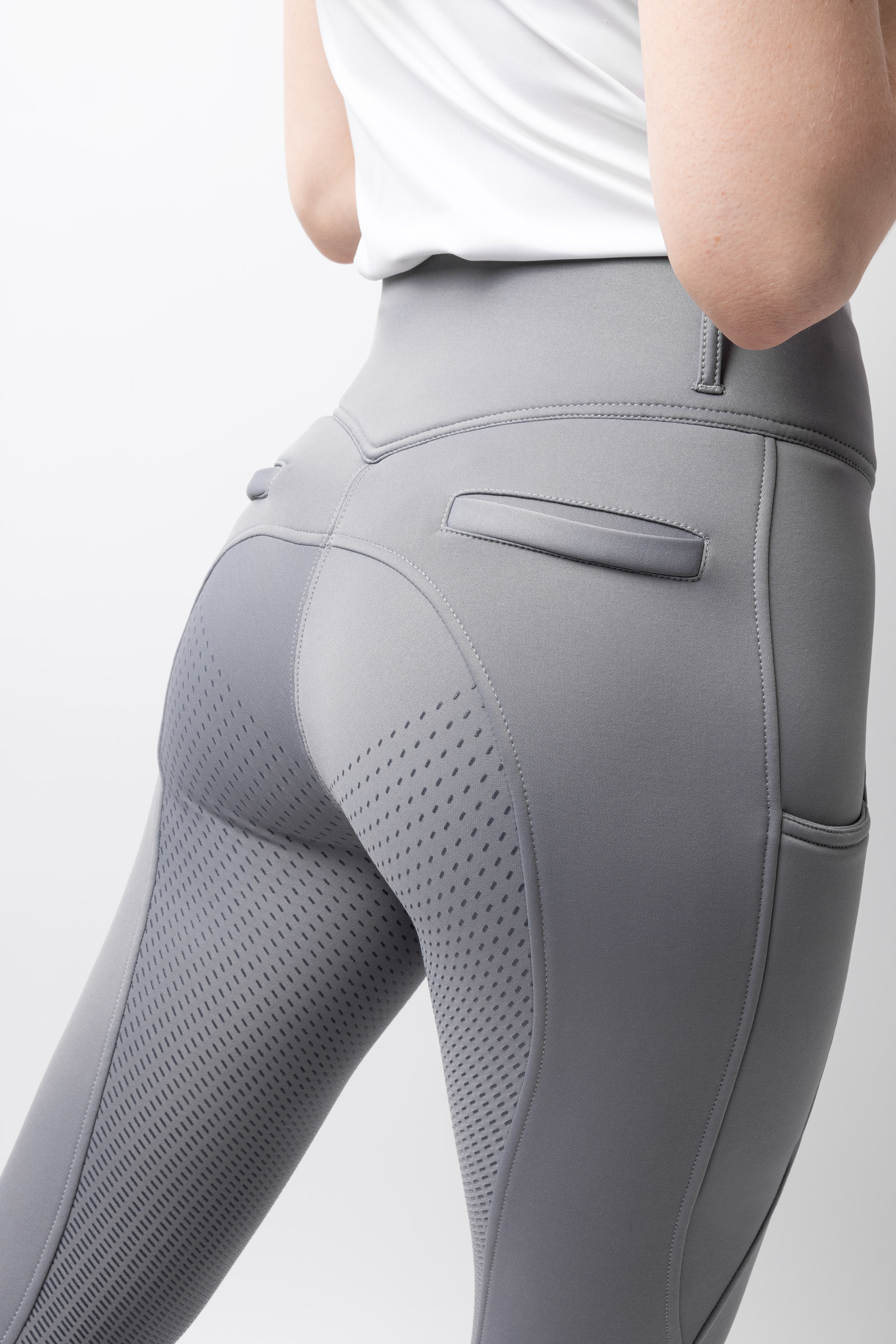 Horze Mira Pantaloni da equitazione termici con full grip per donna