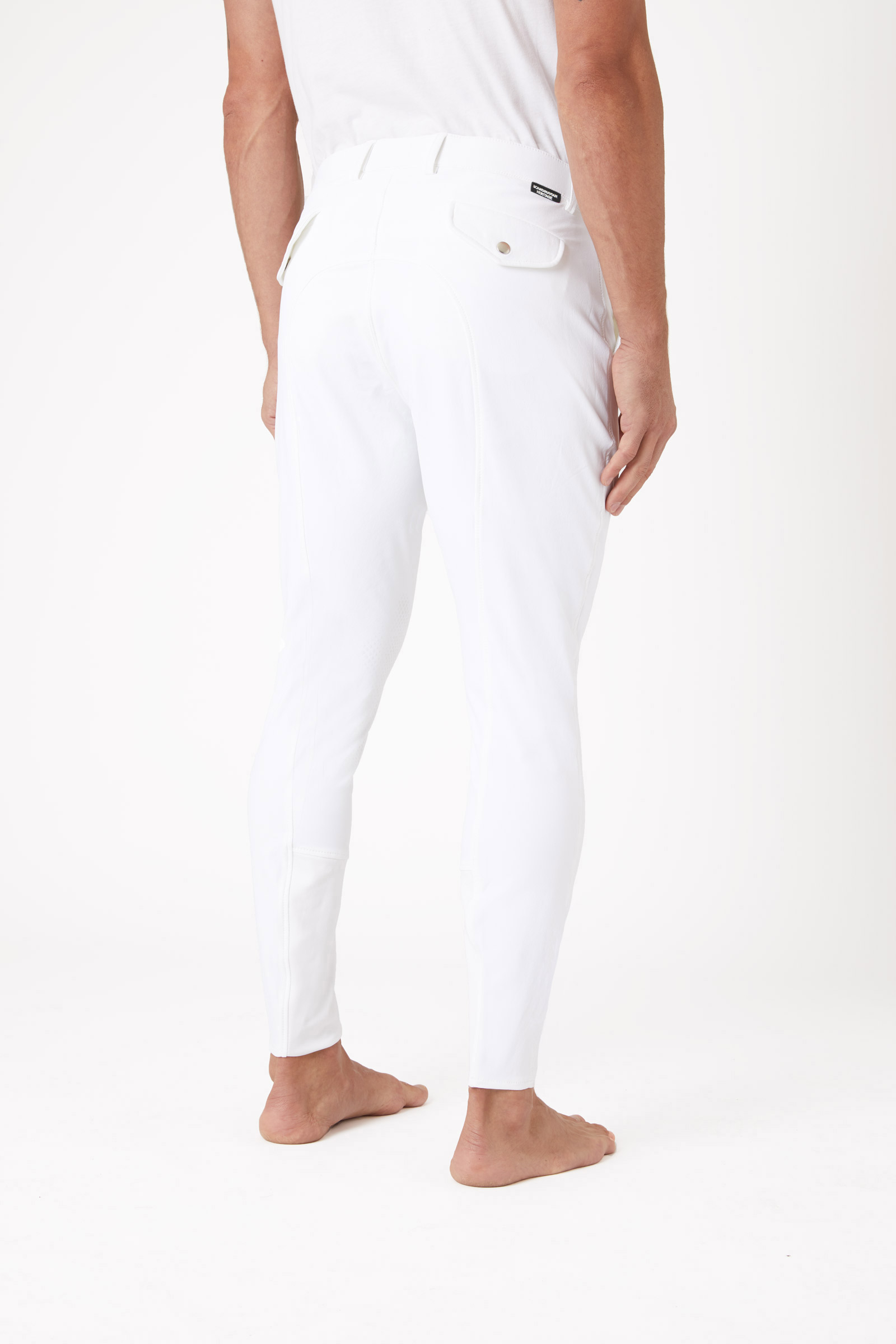 Horze Grand Prix pantaloni da equitazione uomo con grip al ginocchio in silicone