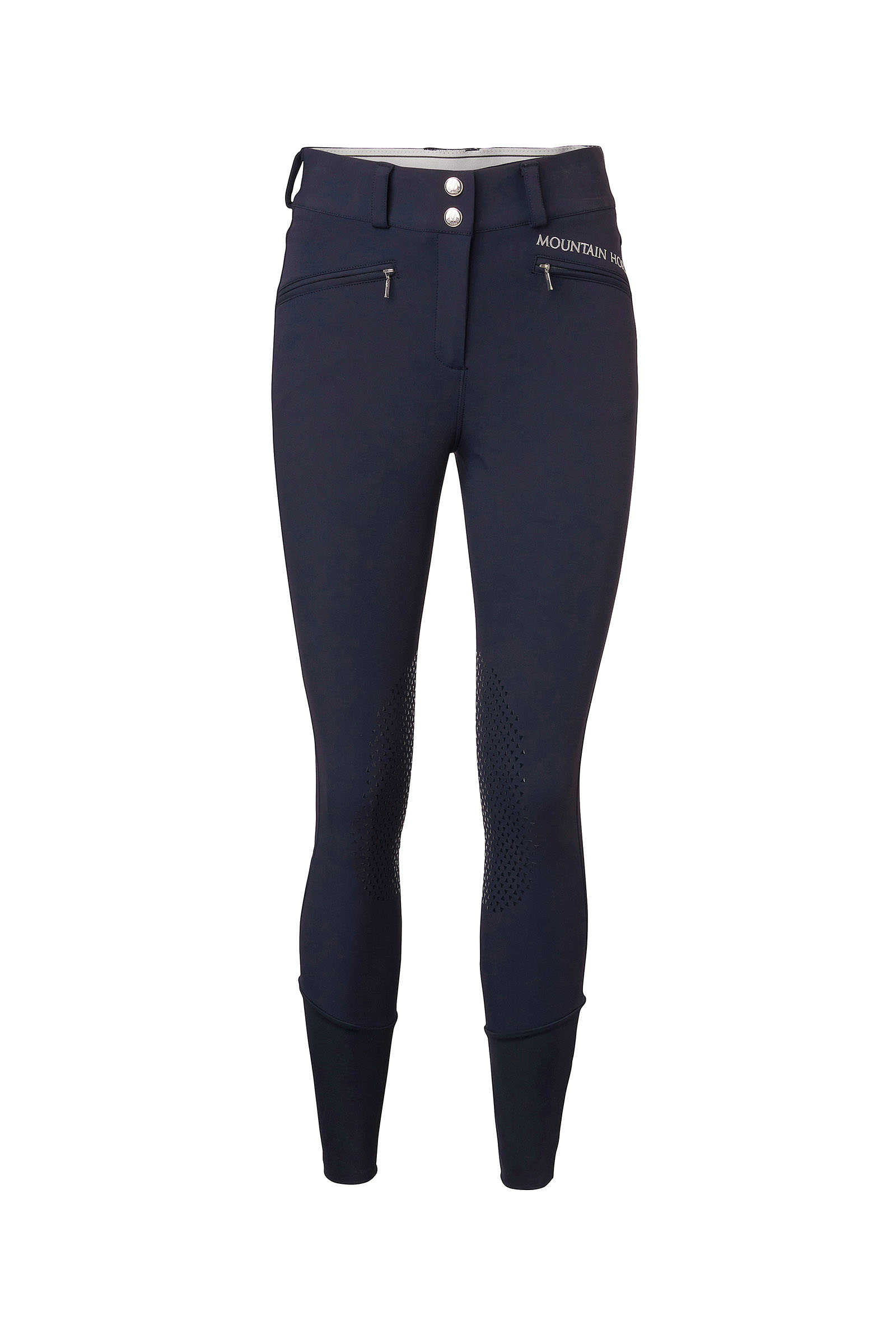 Navy Mountain Horse Diana pantaloni da equitazione donna con patch al ginocchio