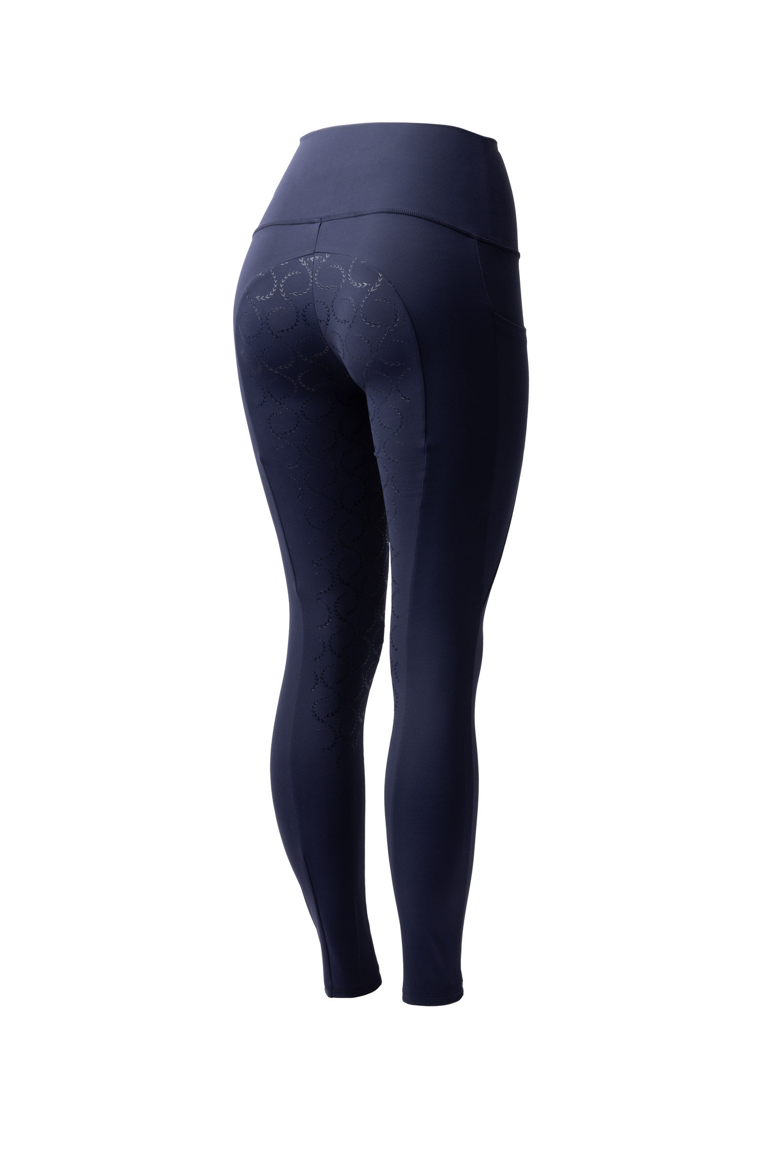 Overture navy Horze Gillian Leggins full seat a compressione da donna