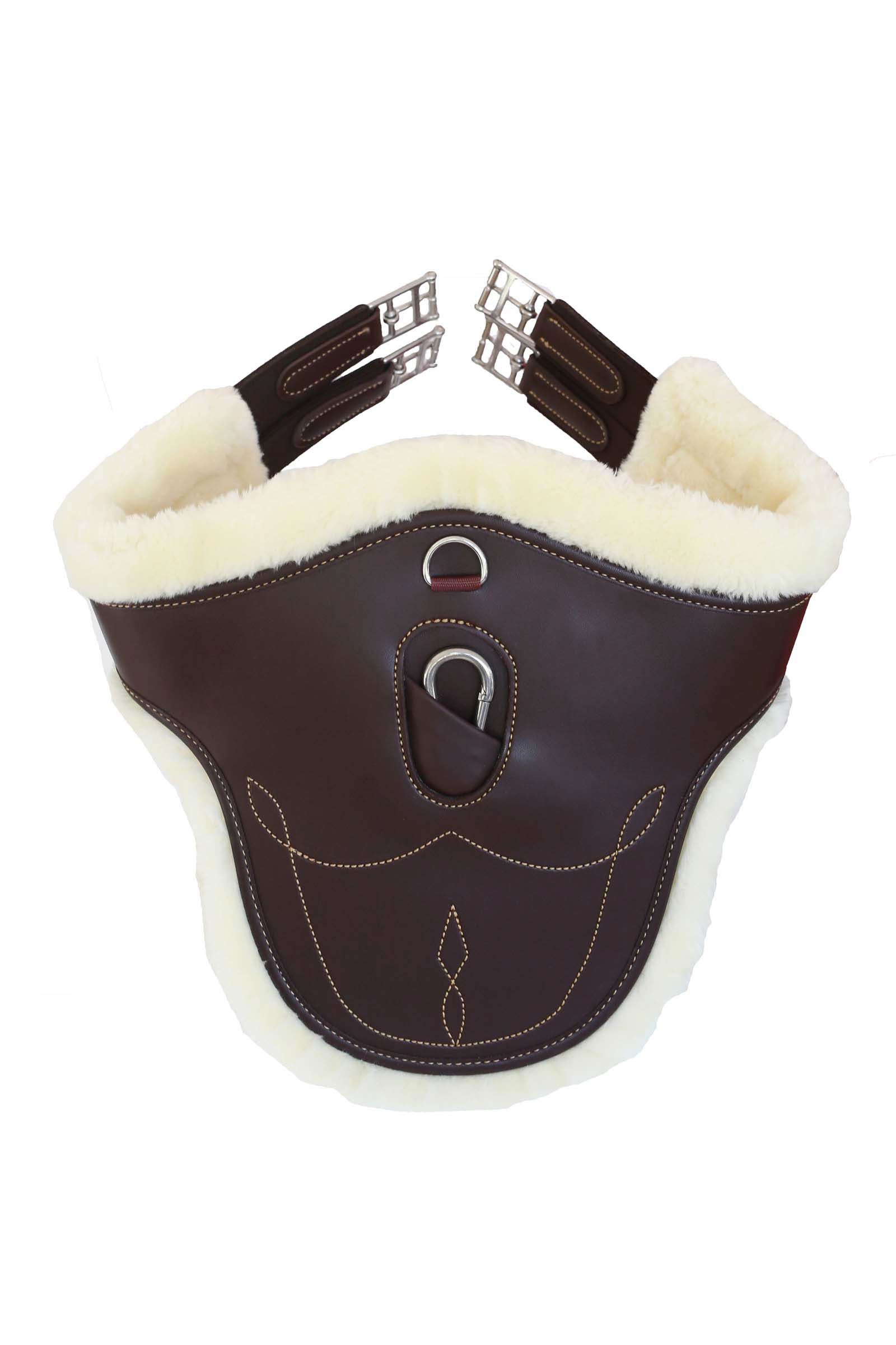 Brown Sottopancia per borchie in pelle di pecora Kentucky Horsewear