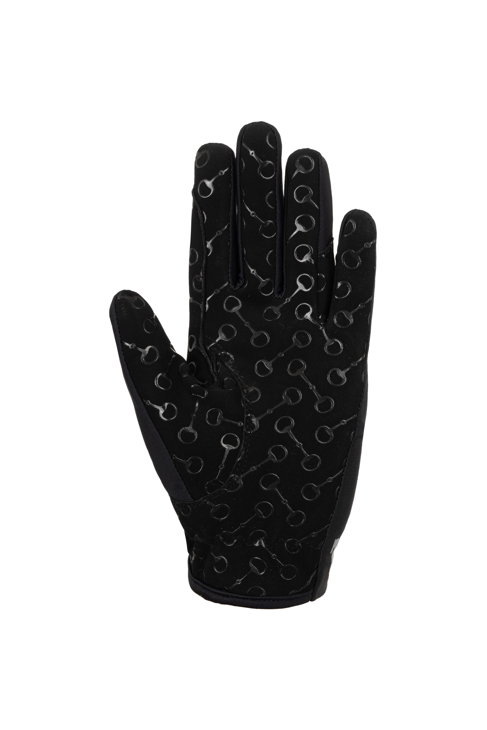 Horze Guanti da equitazione per bambini con stampa in silicone sul palmo