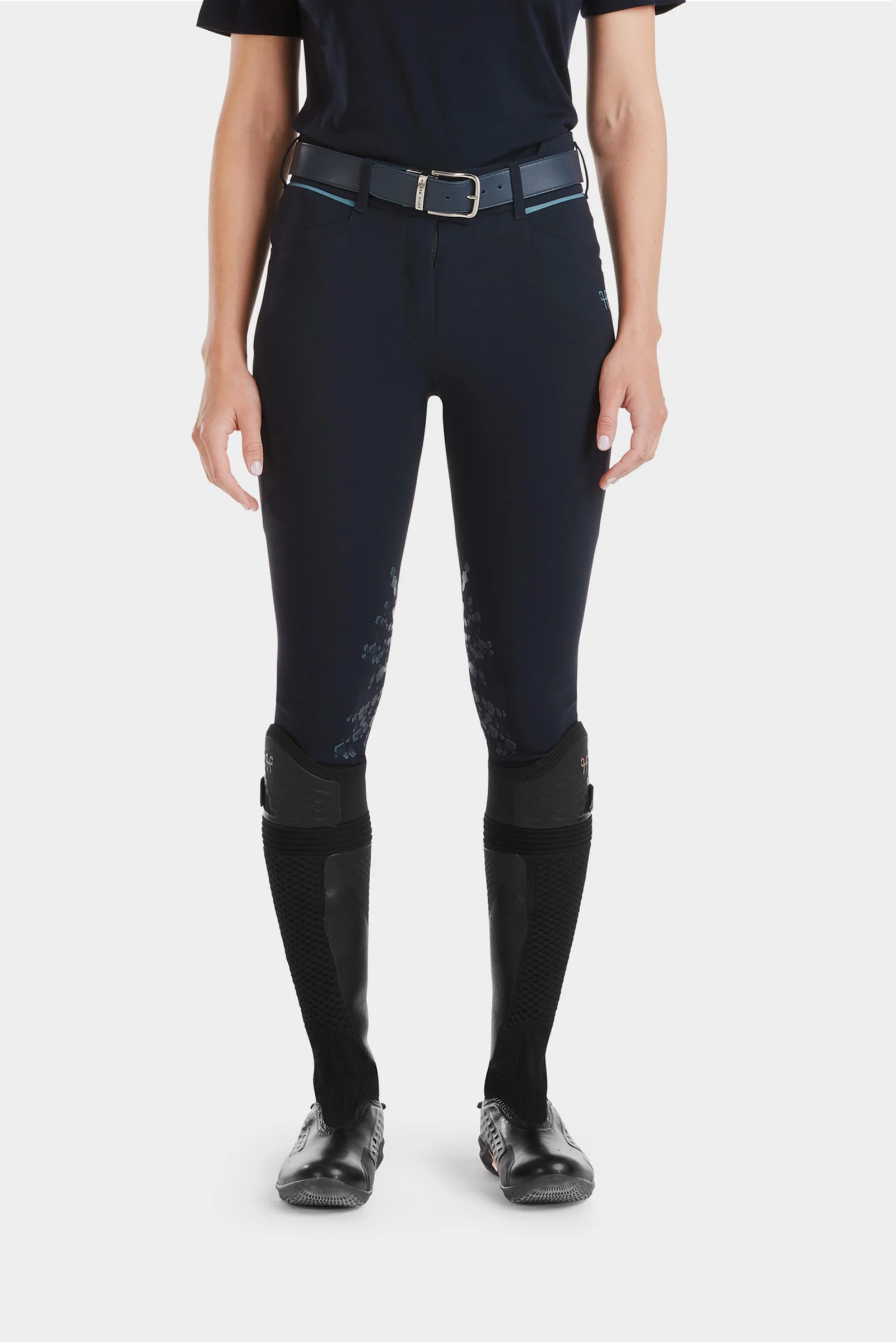 Horse Pilot X-Perform pantaloni da equitazione da donna con toppa al ginocchio
