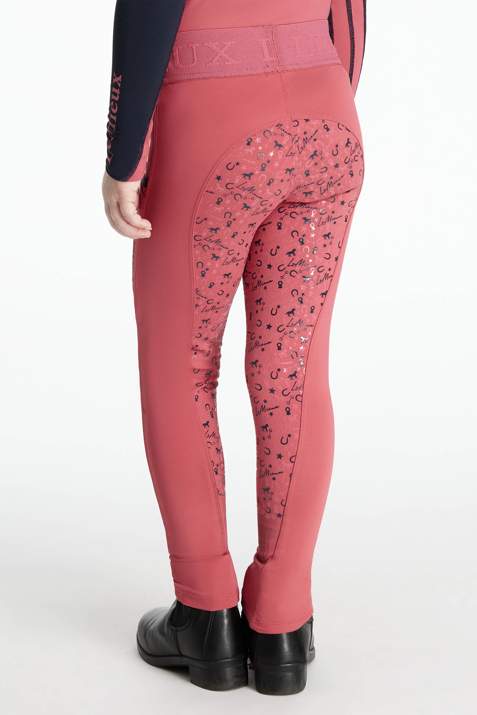 Cranberry LeMieux Mini Pull On pantaloni da equitazione