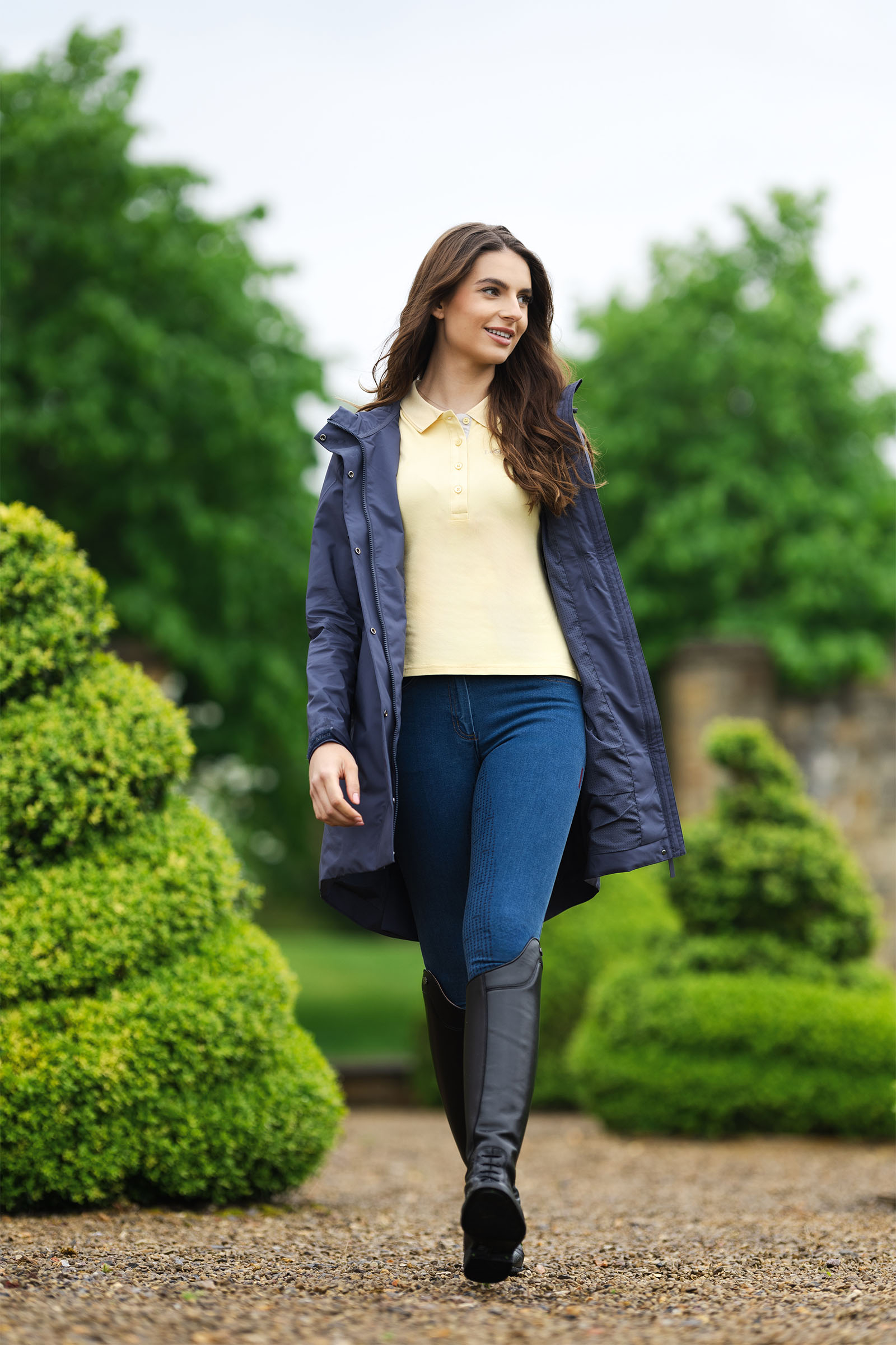 LeMieux Giacca Lunga da Pioggia Donna Grace