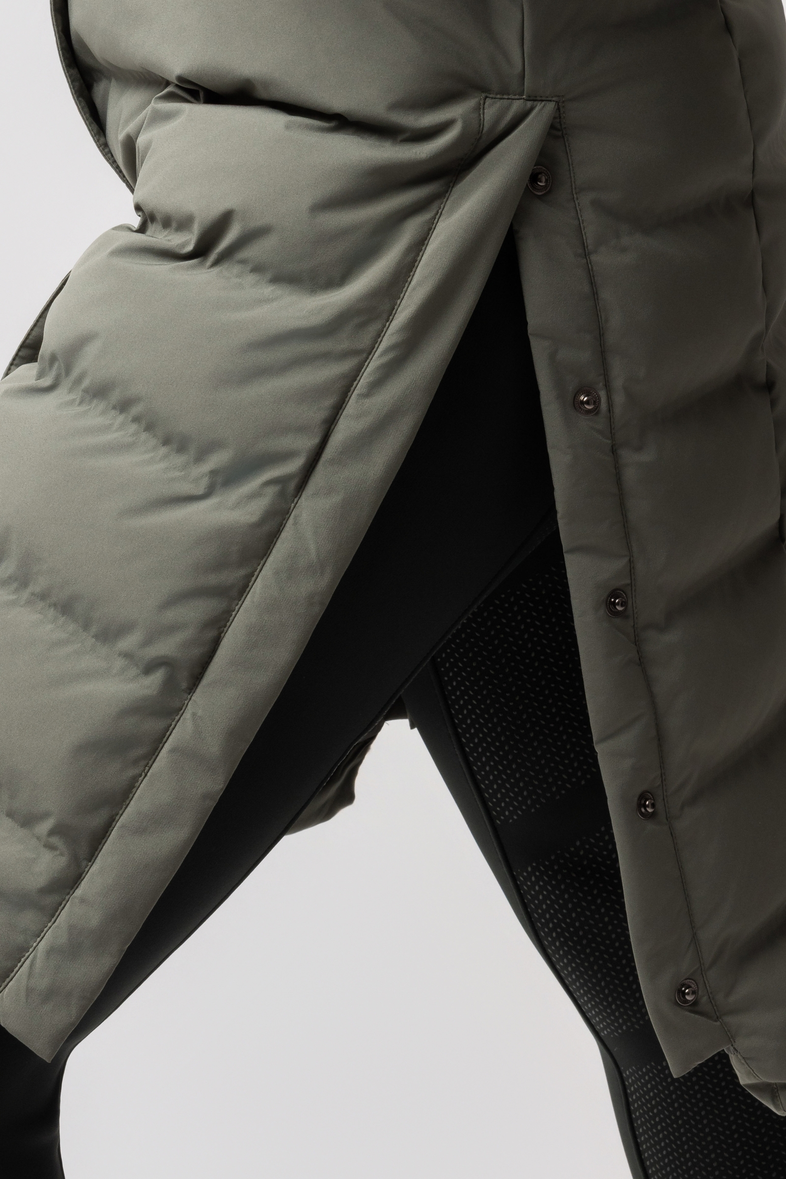 B Vertigo Celeste Giacca parka impermeabile da donna