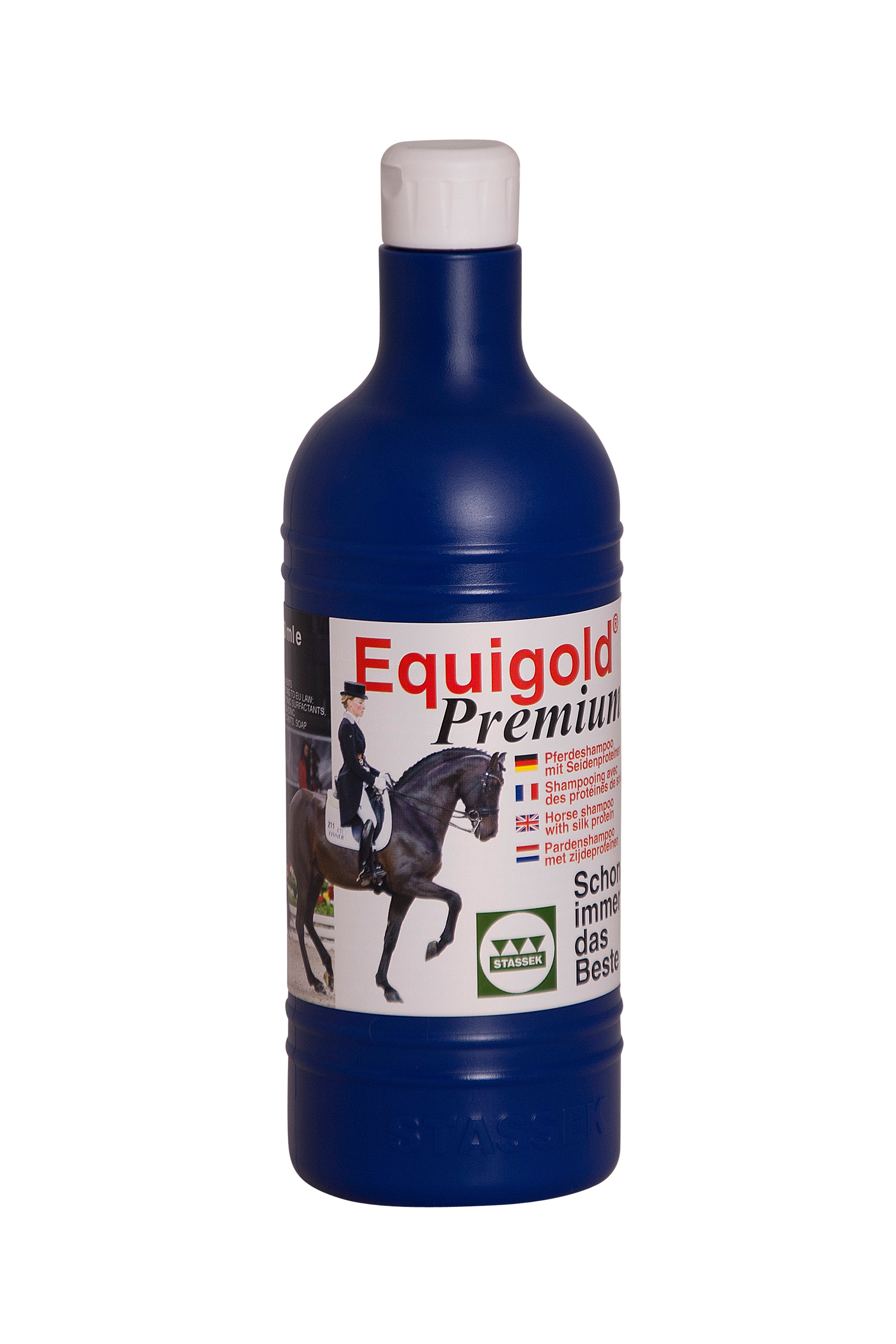 Stassek Equigold Premium Shampoo per cavalli, 750 ml