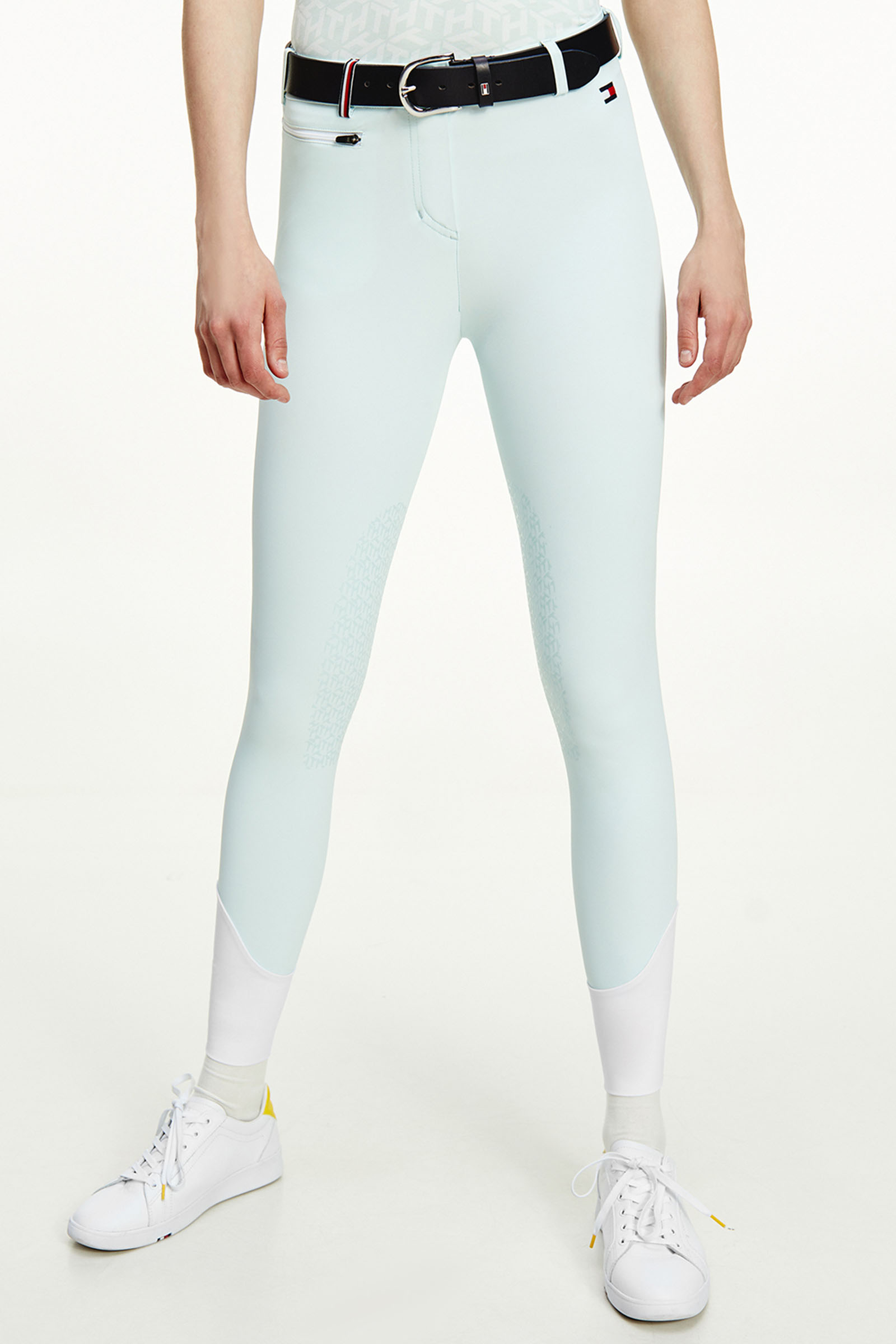 Tommy Hilfiger Equestrian pantaloni da equitazione da donna Style con grip al ginocchio