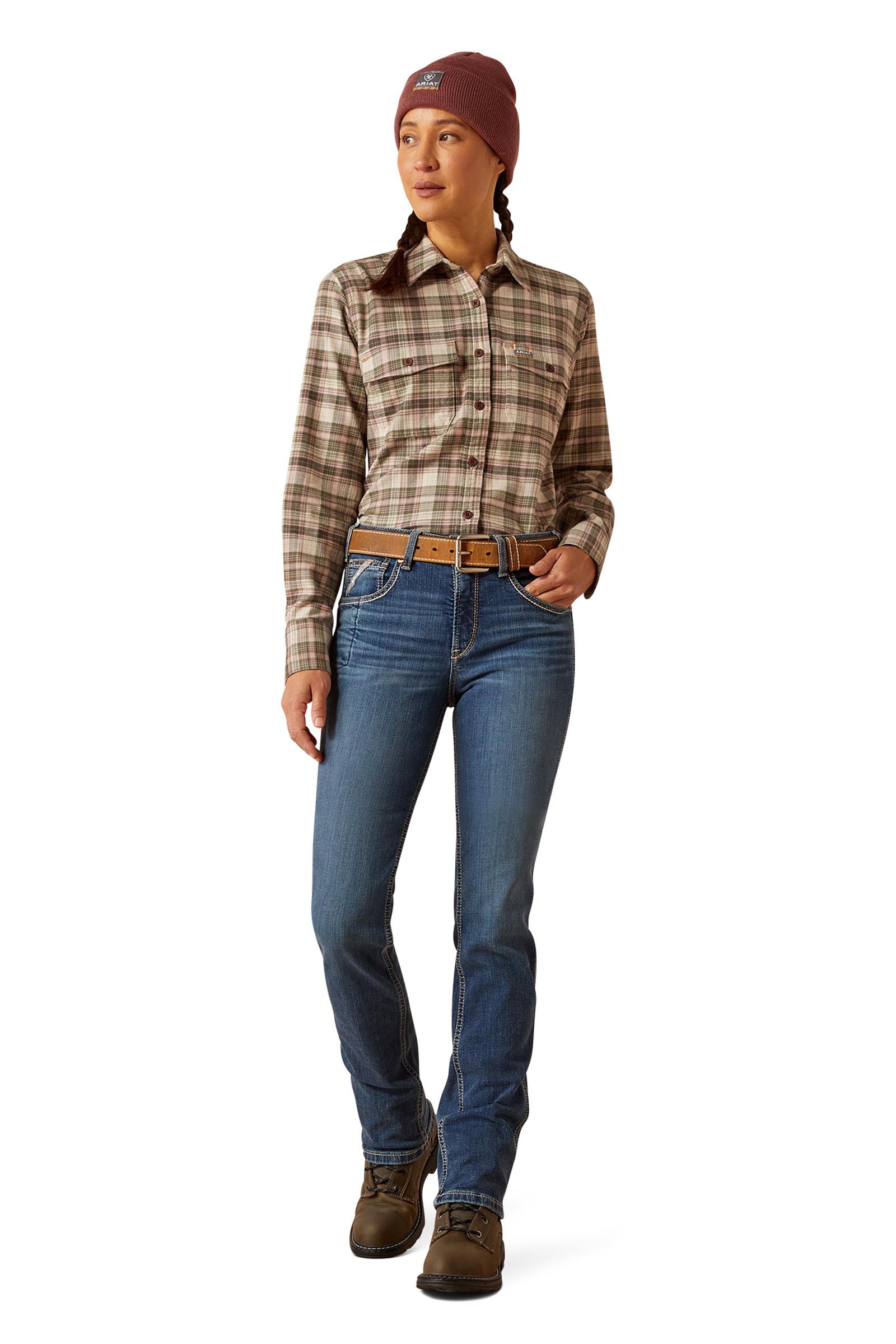 Ariat Rebar HR Riveter Straight Jeans donna a gamba dritta