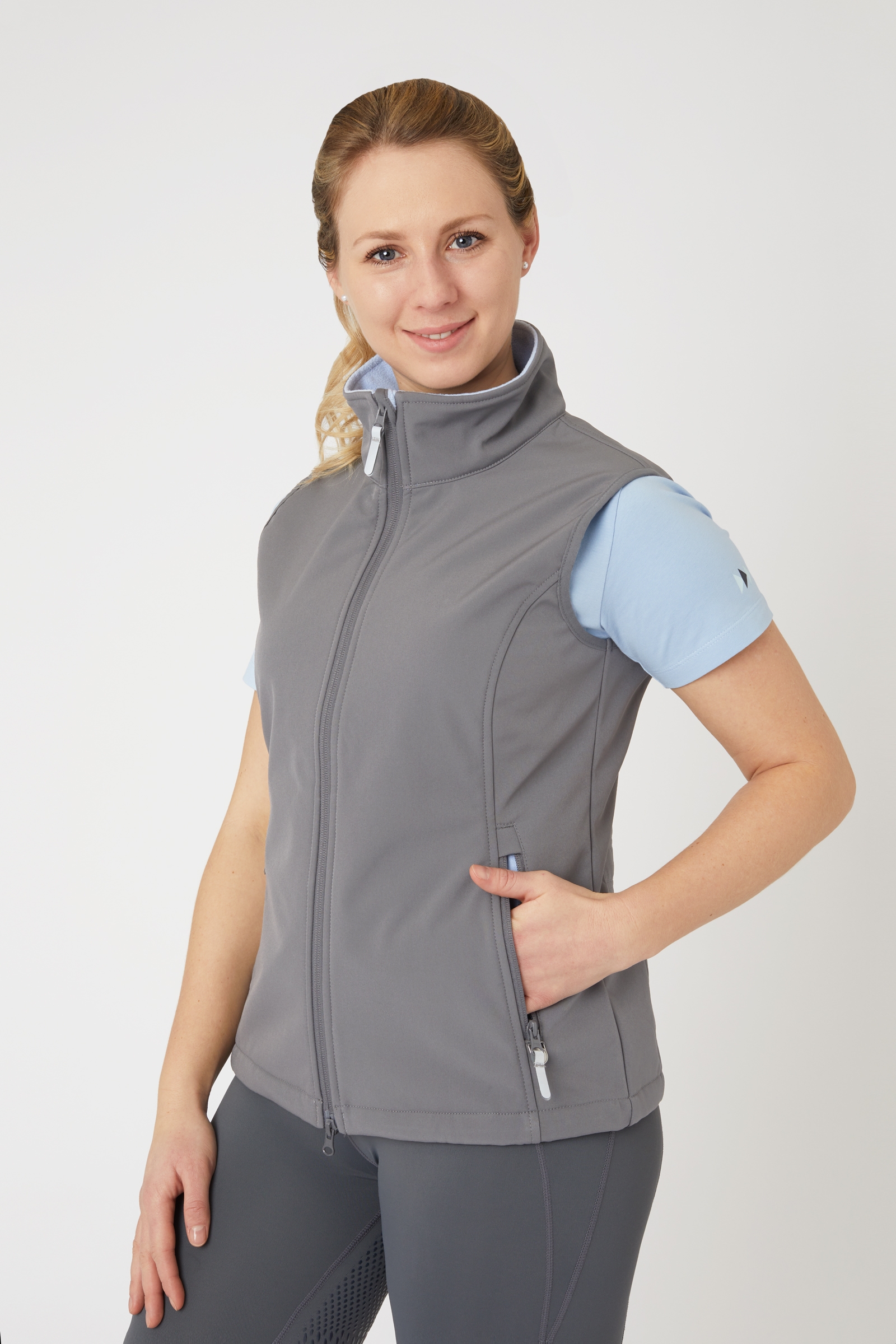 Horze Trisha Gilet in softshell da donna