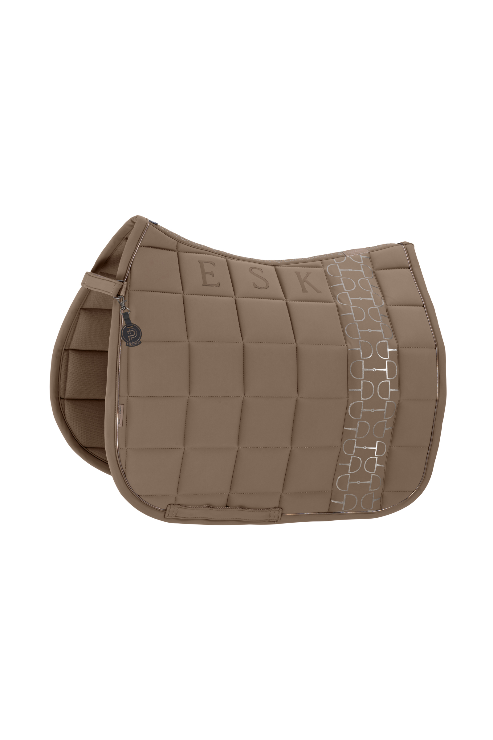 Smoky Taupe Eskadron Platinum 25 Big Square Softshell sottosella da dressage