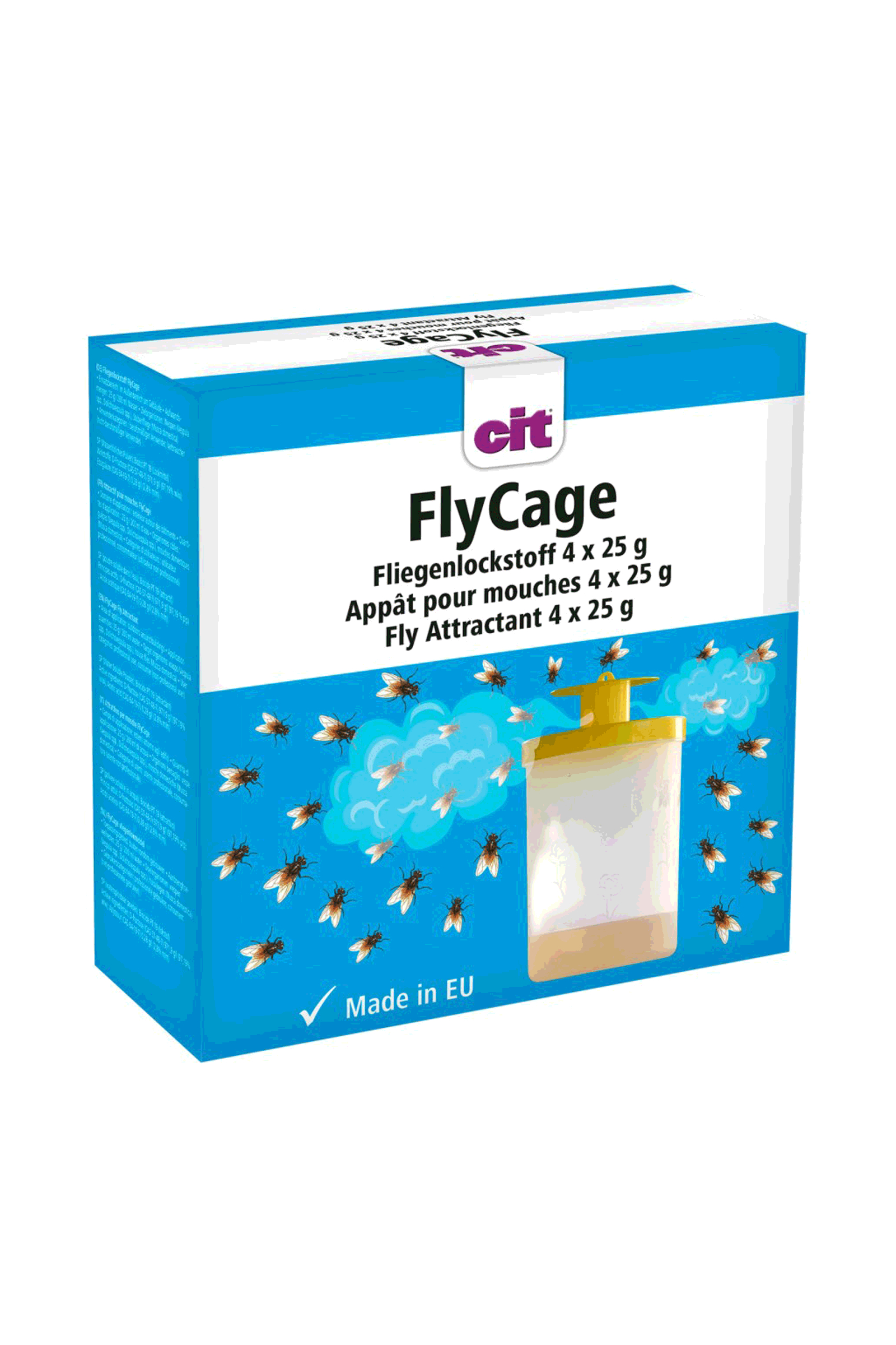 Kerbl Cit attrattivo per mosche FlyCage, 4 x 25 g