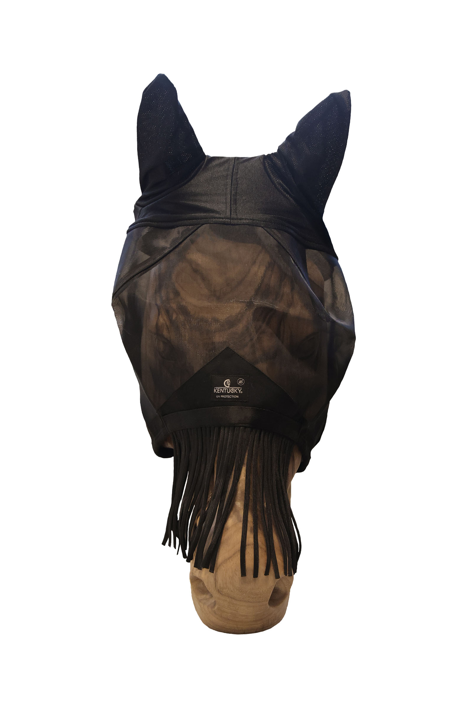 Kentucky Horsewear maschera antimosche classica con orecchie e frange per le narici