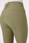 Horze Pantaloni da equitazione a vita alta con full grip in silicone, da donna
