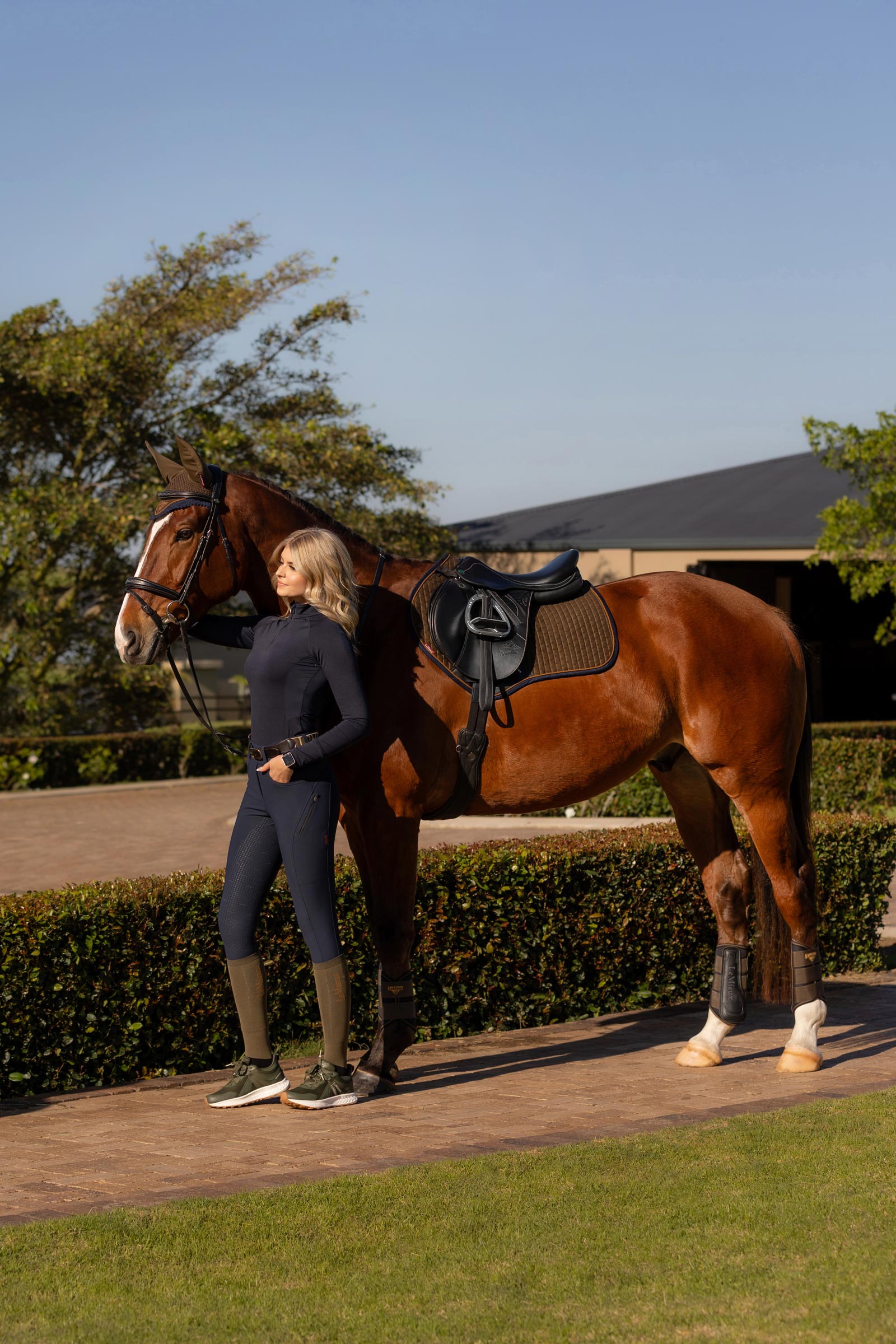 LeMieux Suede Square CC Sottosella da salto