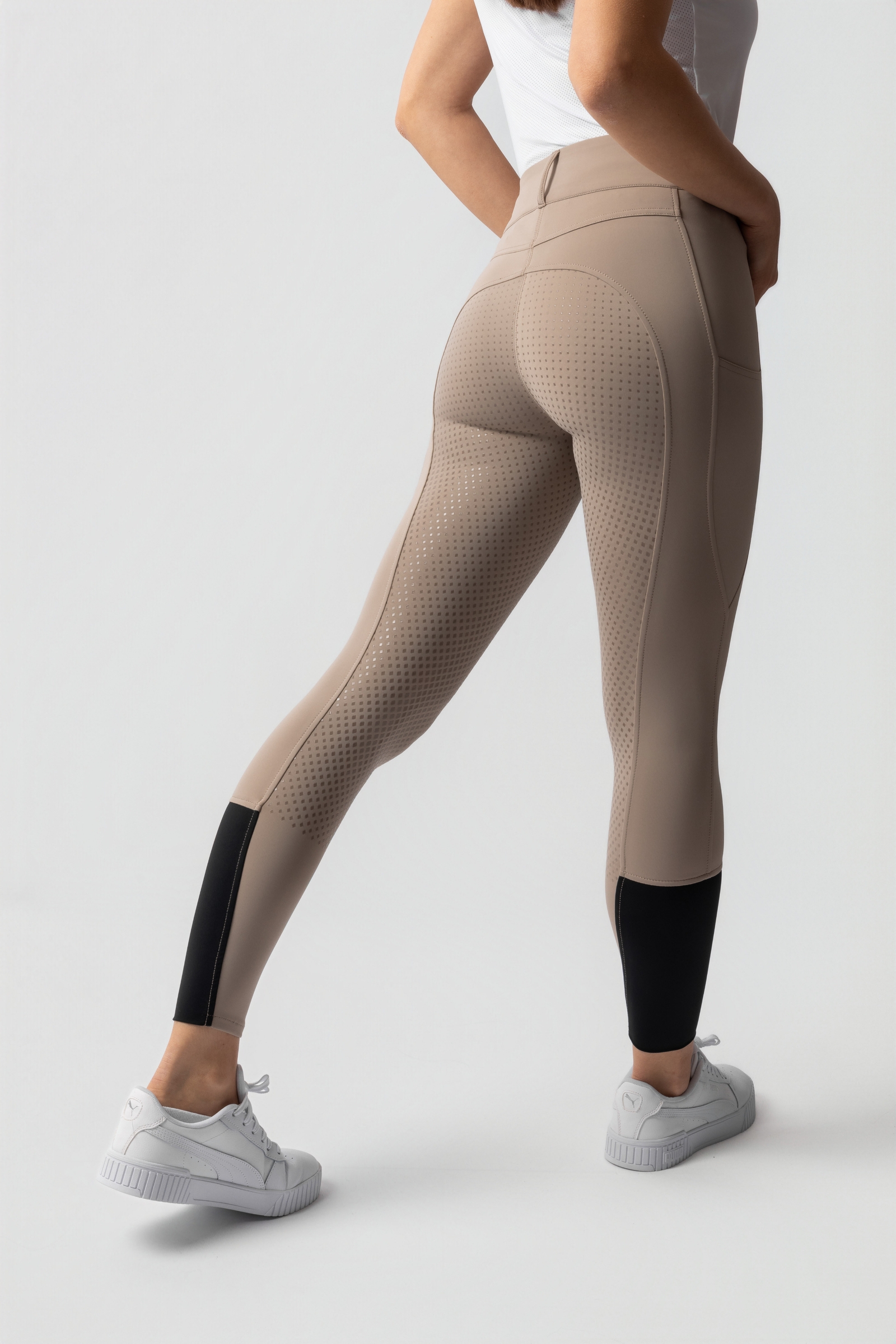 Horze Evelyn pantaloni equitazione donna full grip UPF 50+