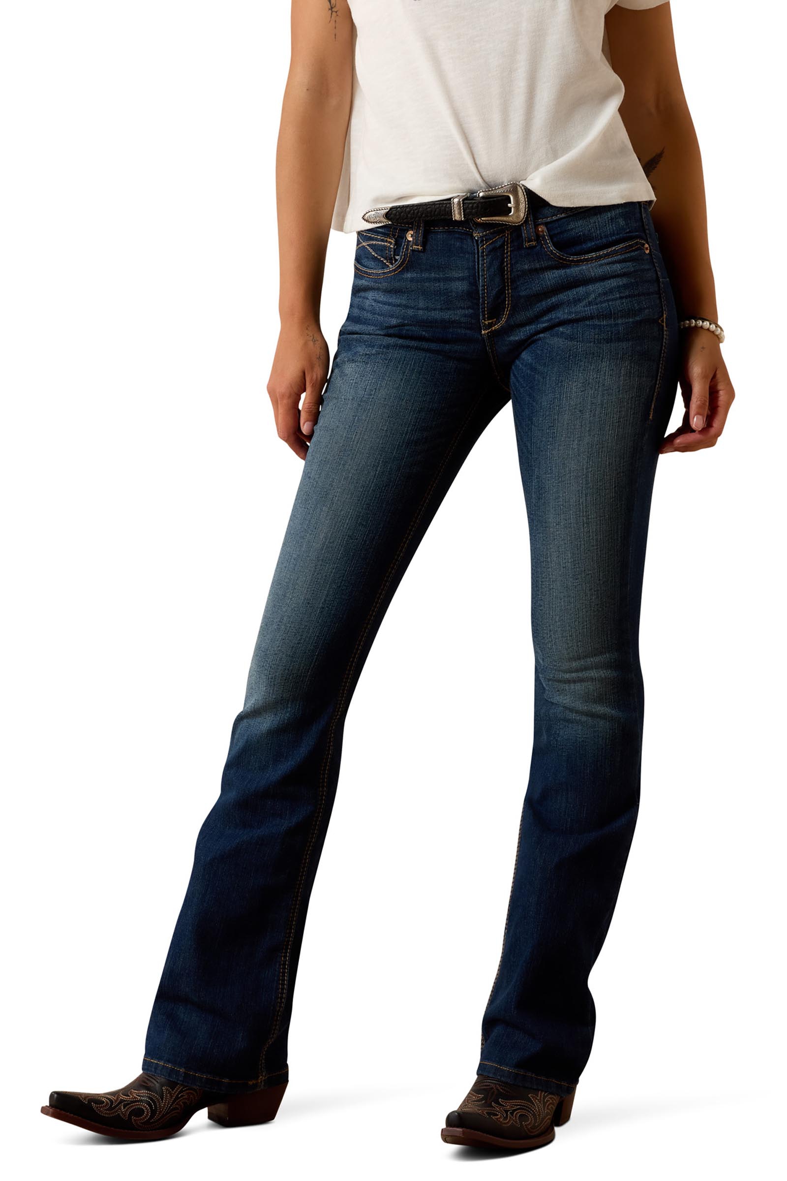 Ariat Rosa Perfect Rise Jeans bootcut donna