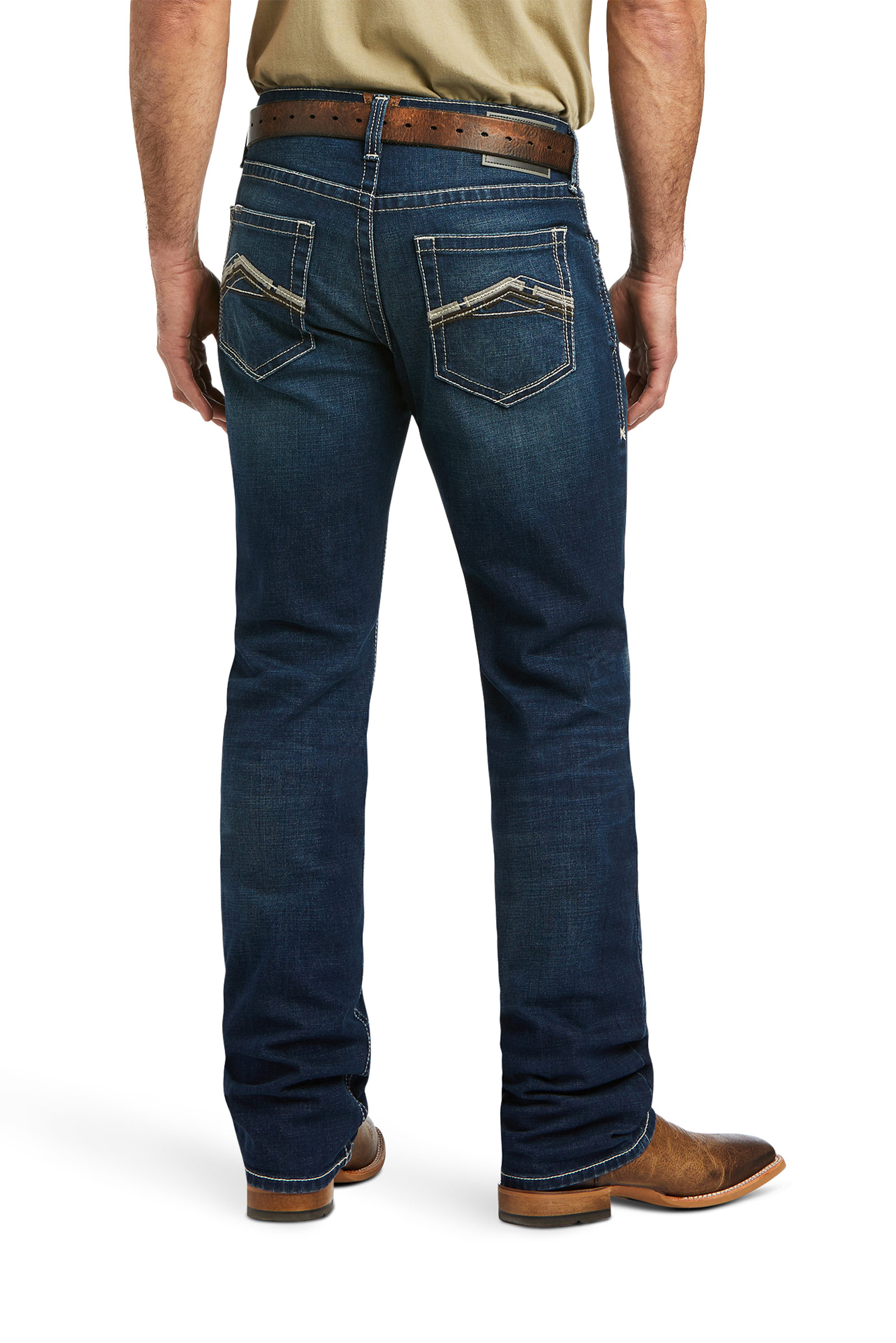 Ariat M5 Straight Stretch Remming Jeans a gamba dritta stackable