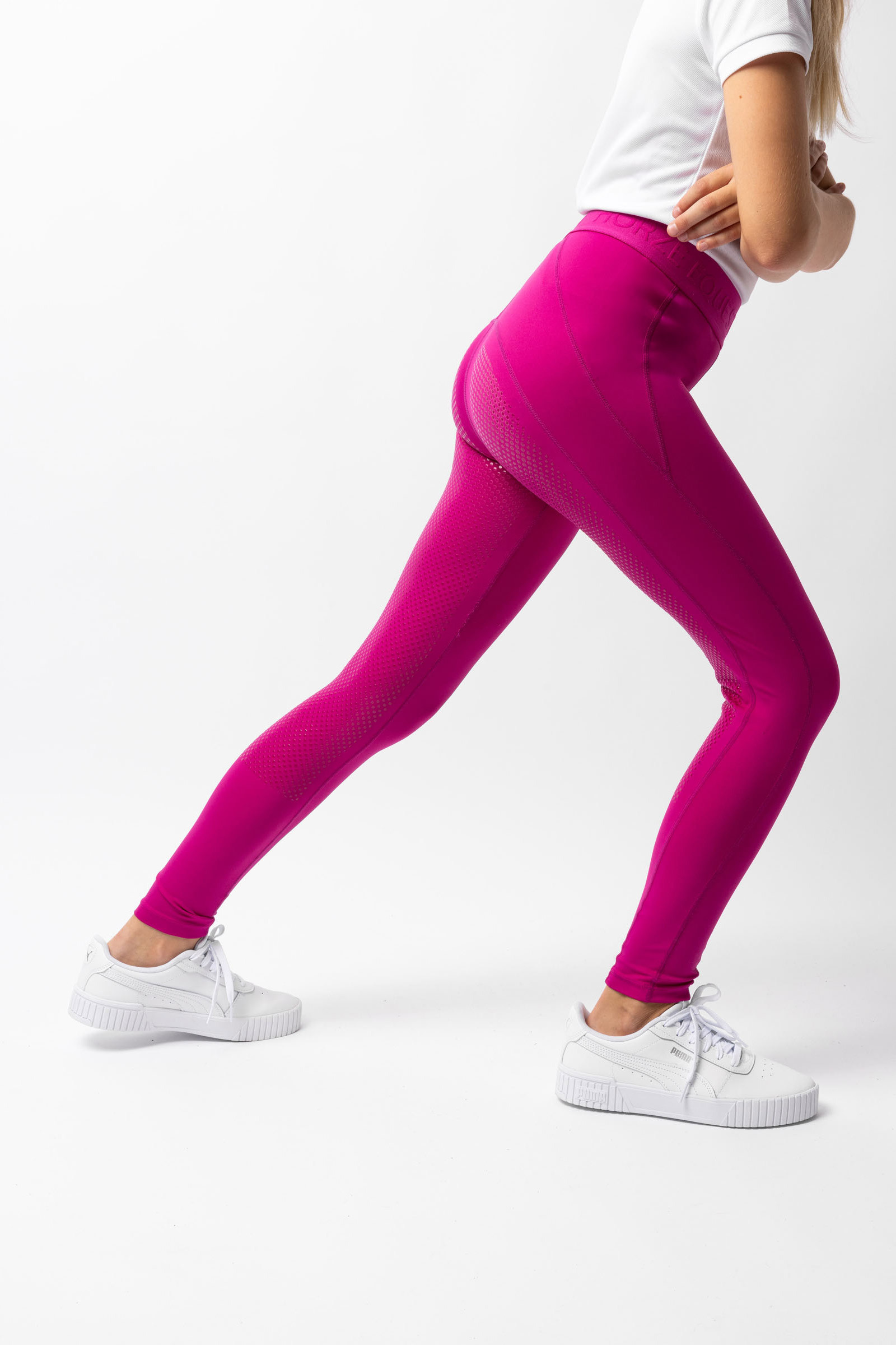 Horze Madison Leggins interi full seat in silicone per bambini