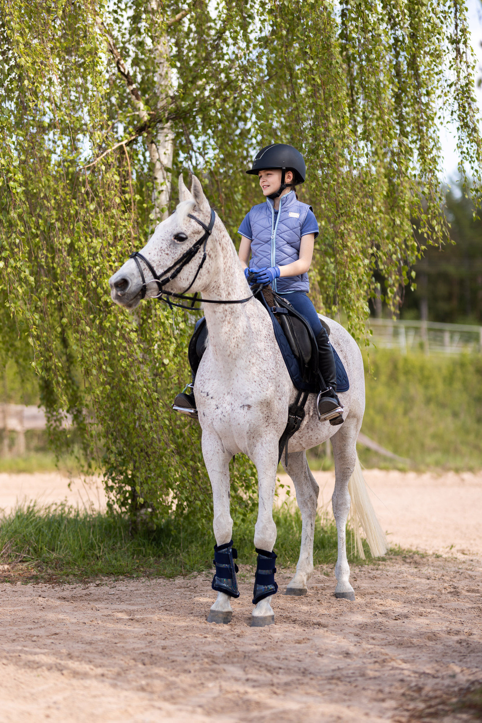Horze Selina Gilet da equitazione per bambini