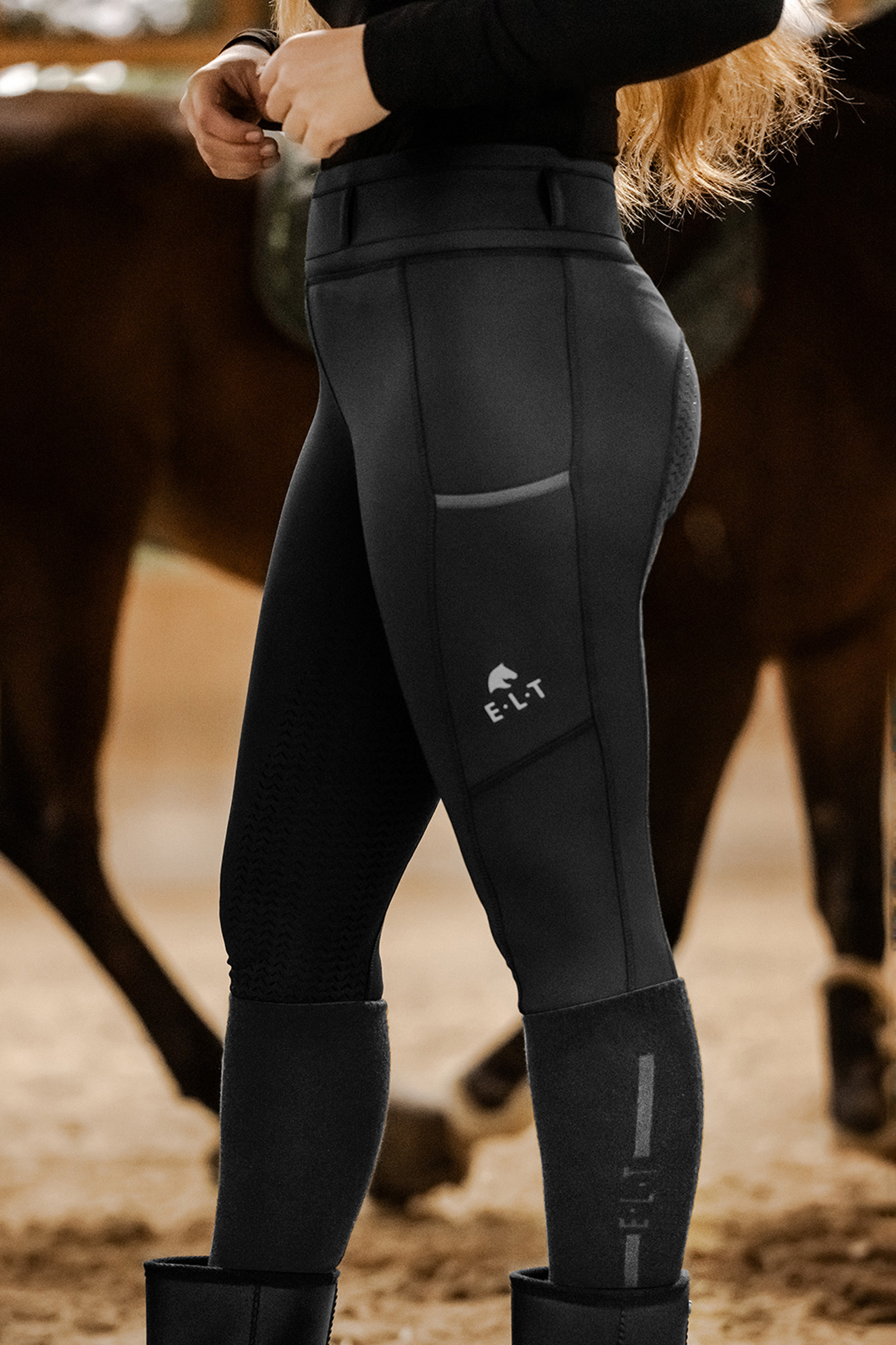 ELT Ella Leggings Termici Da Equitazione, Signore