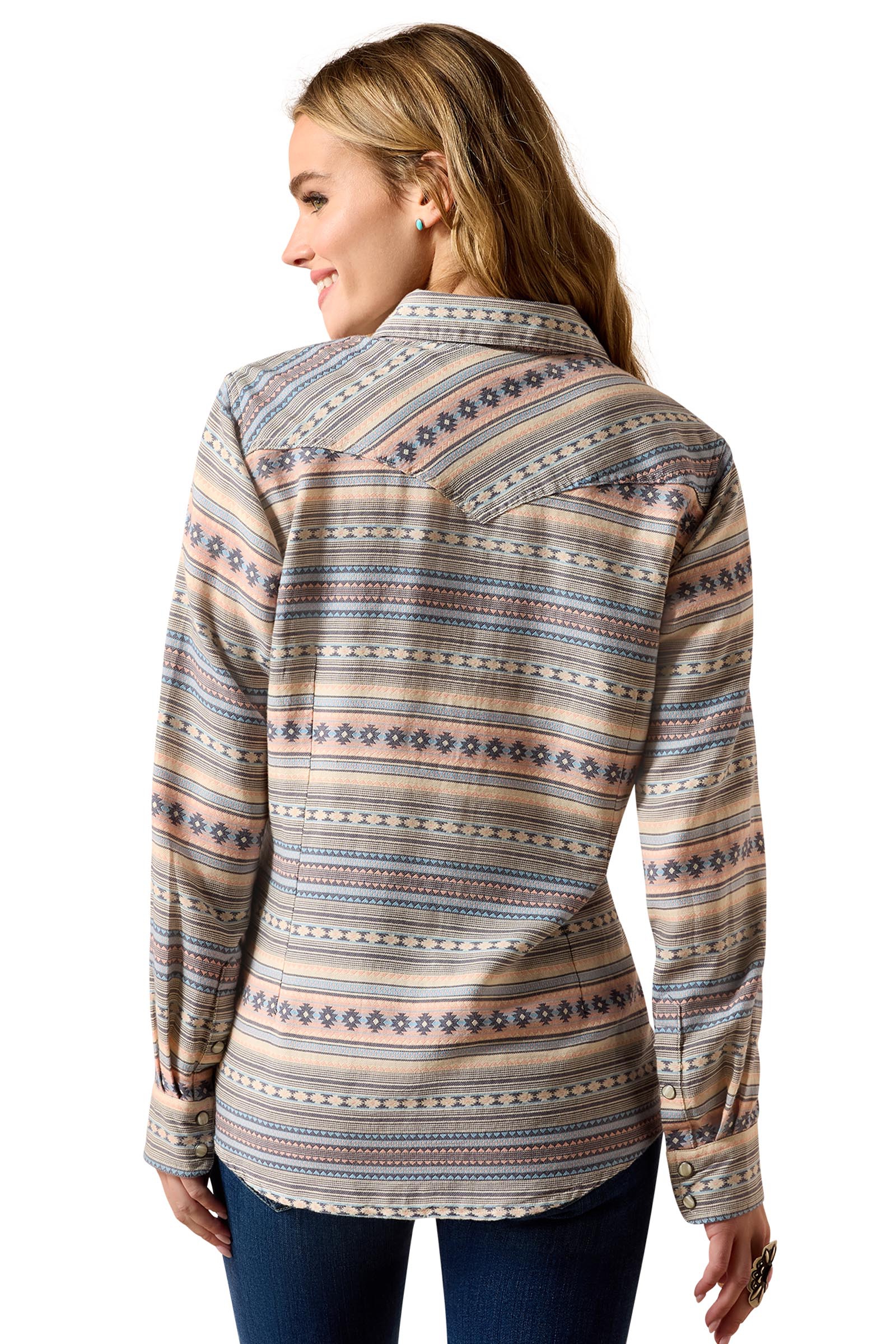 Ariat Donna Arizona camicia western con bottoni a pressione