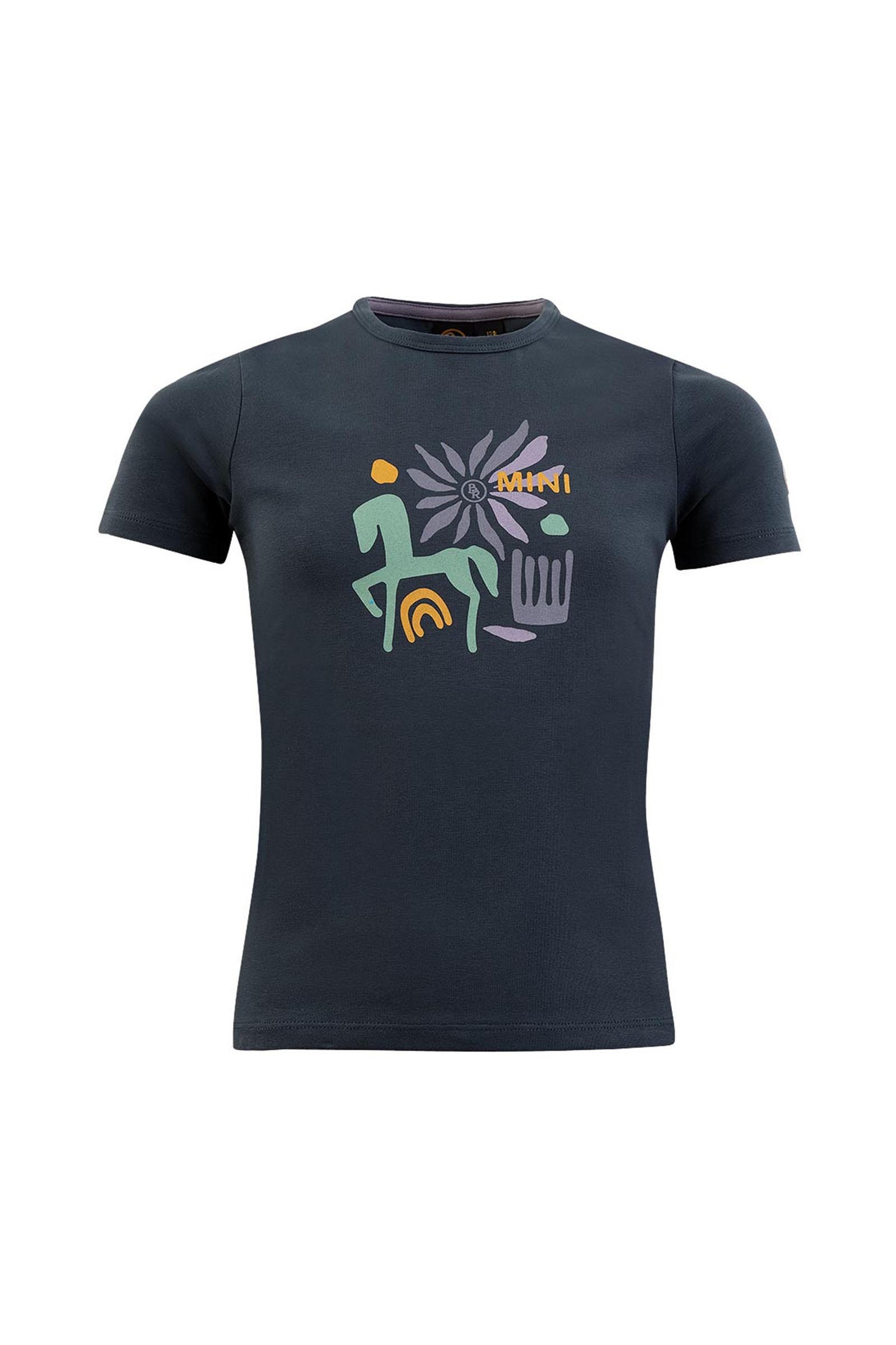 Midnight Navy BR Mini Horse T shirt per bambini